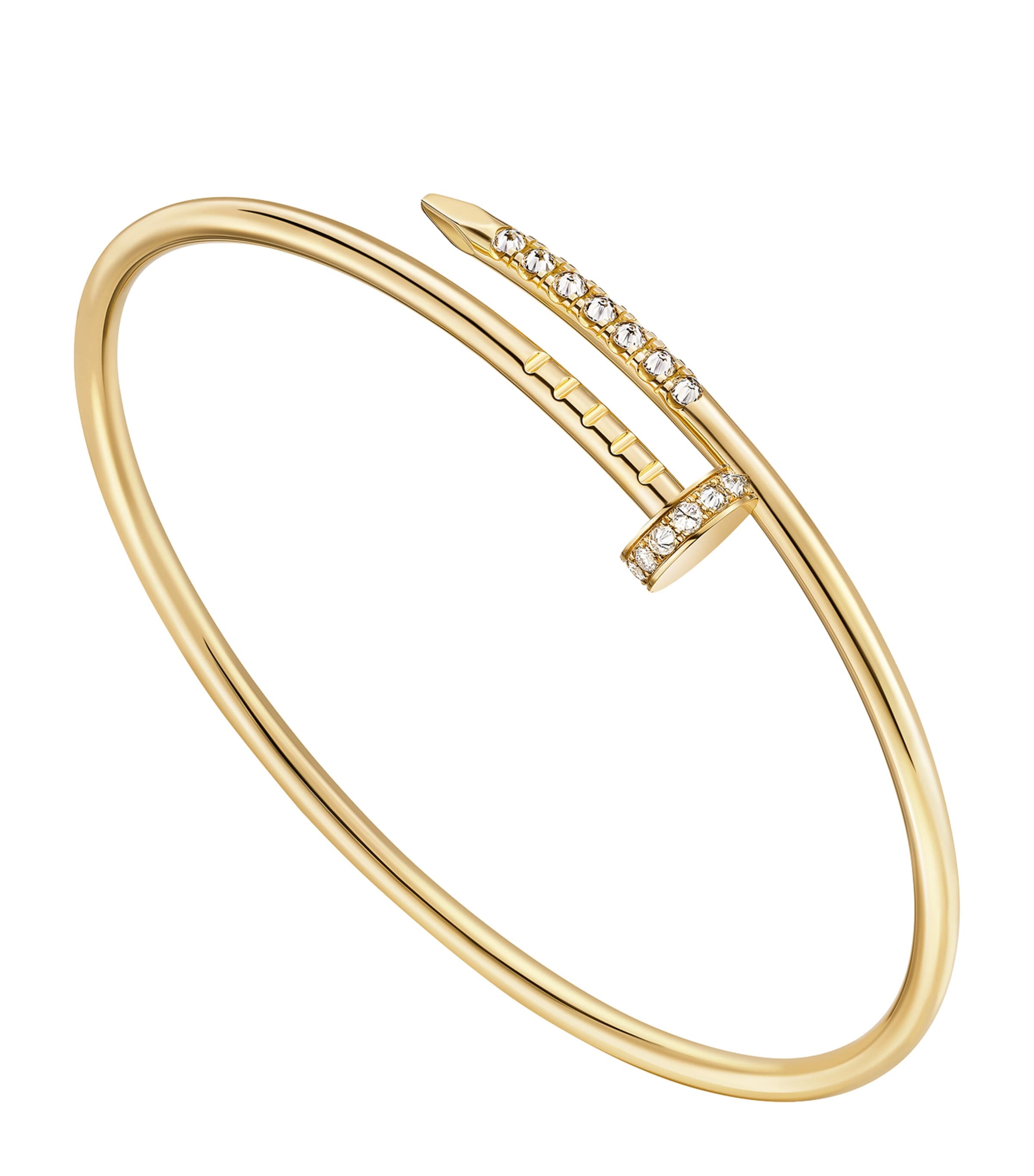 Small Yellow Gold and Diamond Juste Un Clou Bracelet YELLOW GOLD Image 1