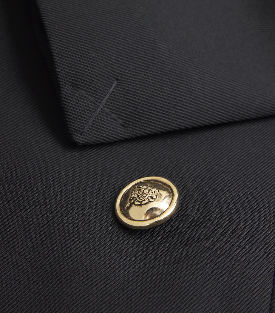 Virgin Wool-Blend Blazer BLACK Image 5