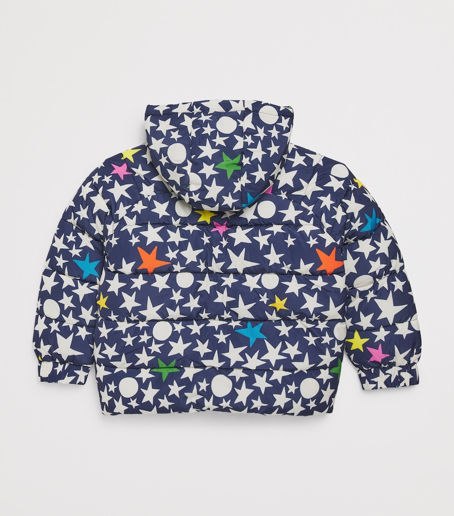 Star Print Puffer Jacket (3-14+ Years) 667MCBLU/MULTI Image 2