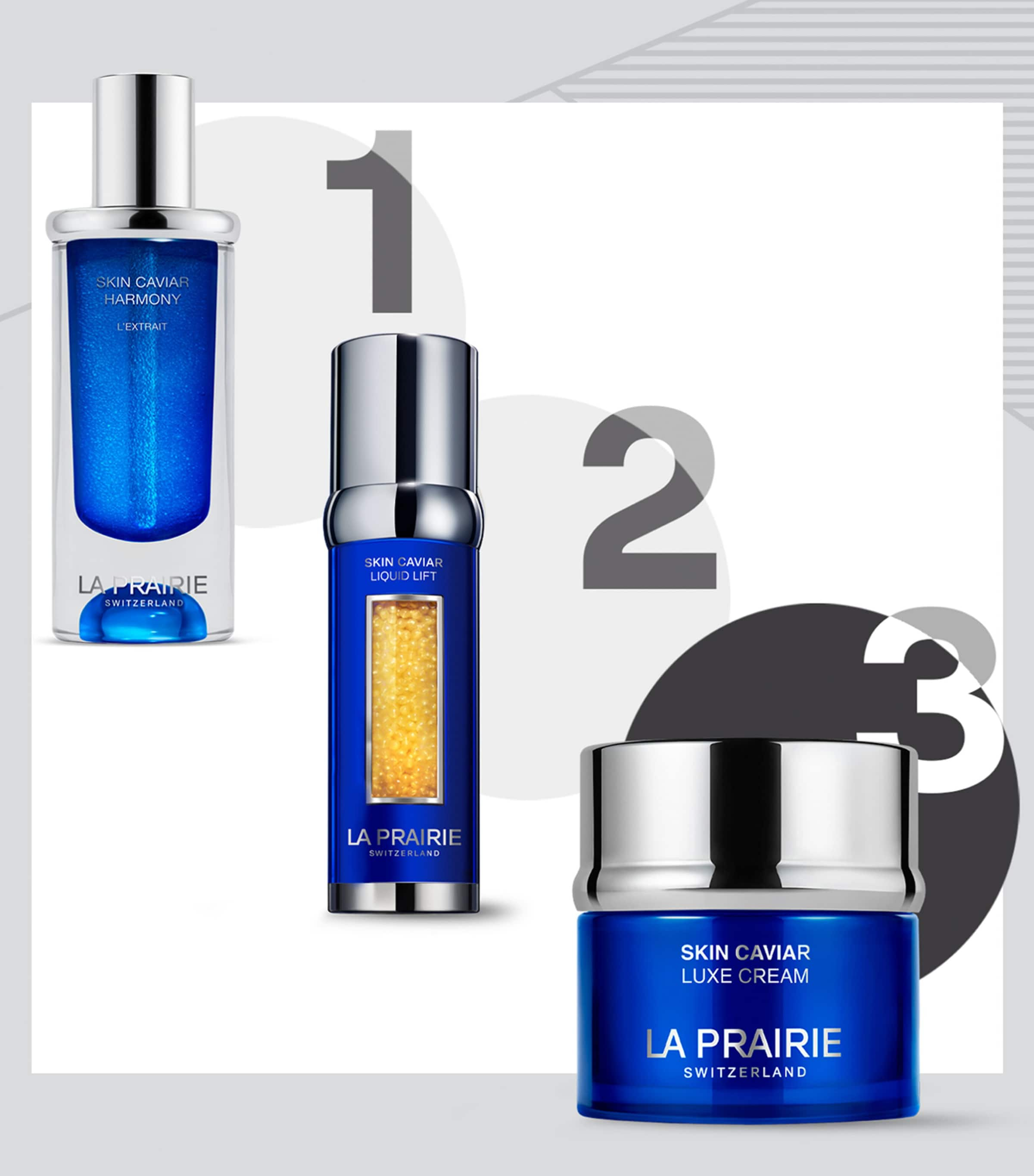 La Prairie Skin outlets Caviar Switzerland travel set