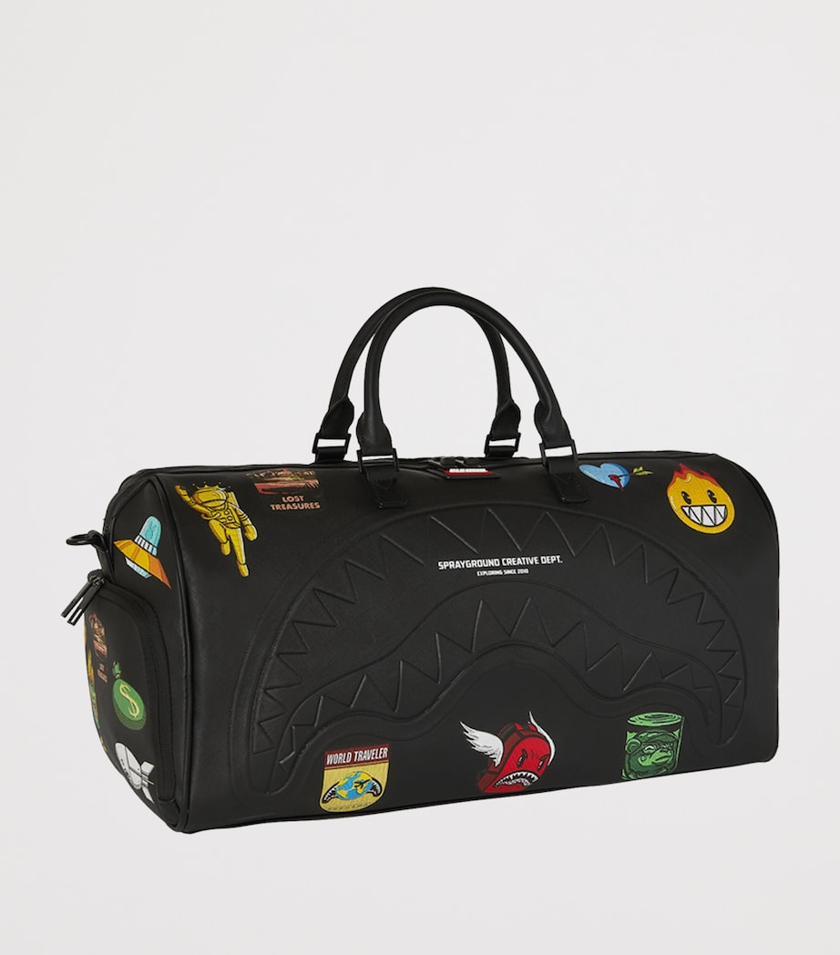 Embossed Holdall BLACK Image 2