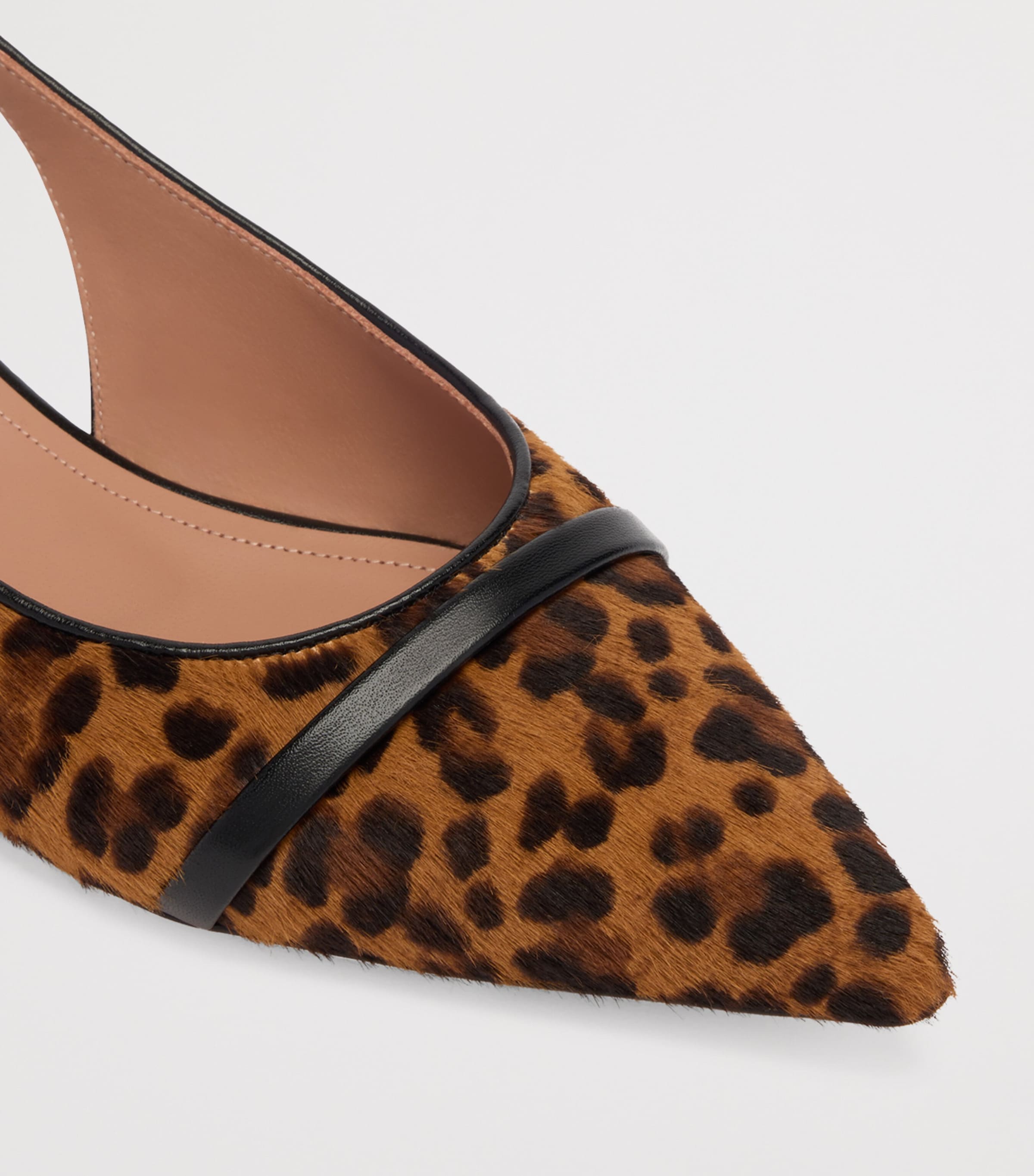 Suede Jama Slingback Flats BROWN Image 5