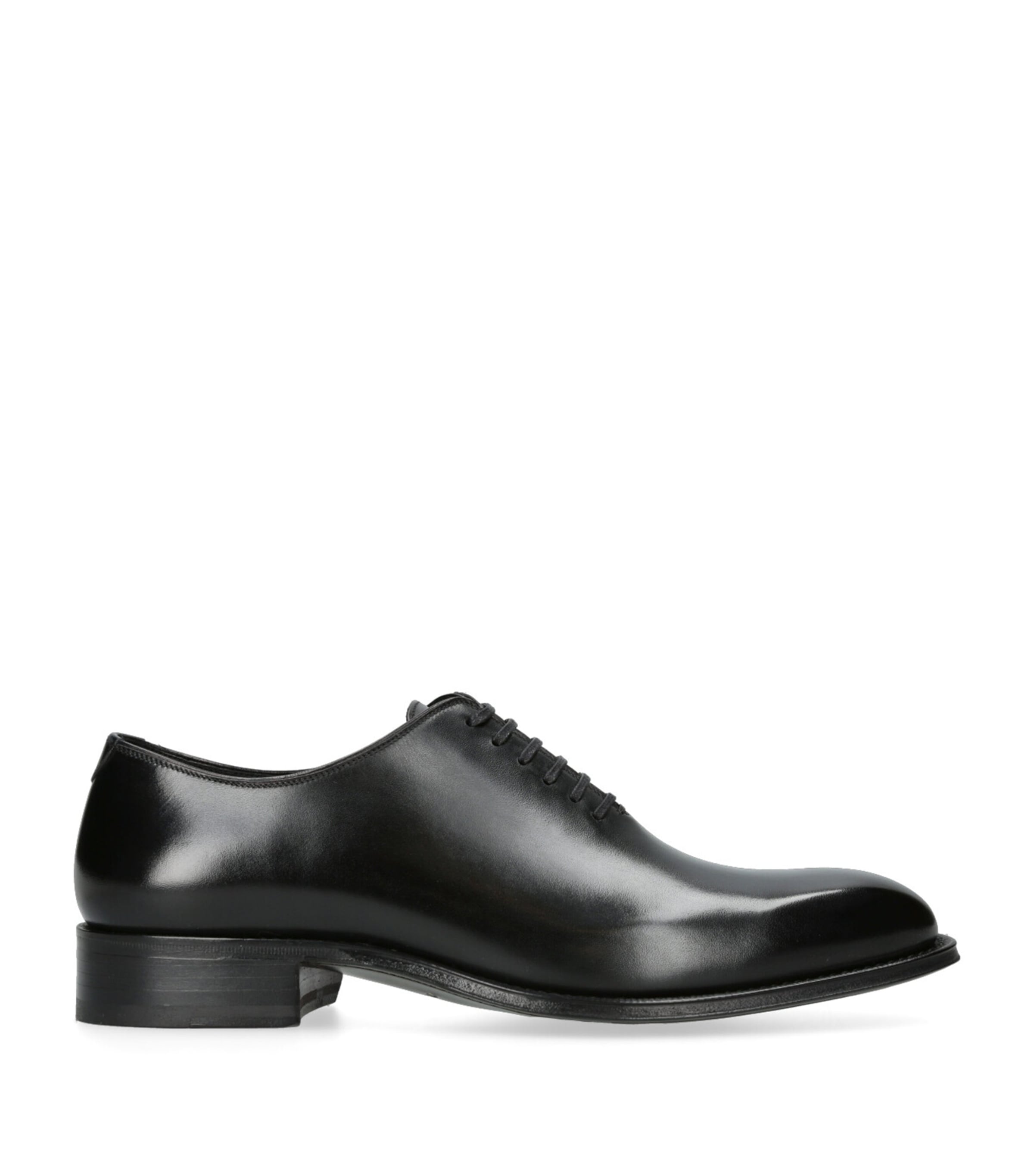 Tom Ford Leather Claydon Oxford Shoes In Black