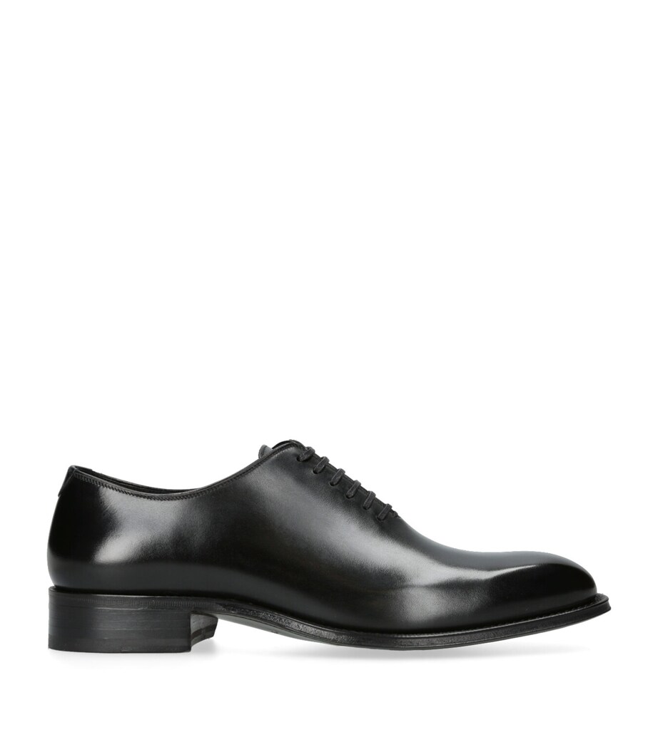 Leather Claydon Oxford Shoes BLACK Image 1