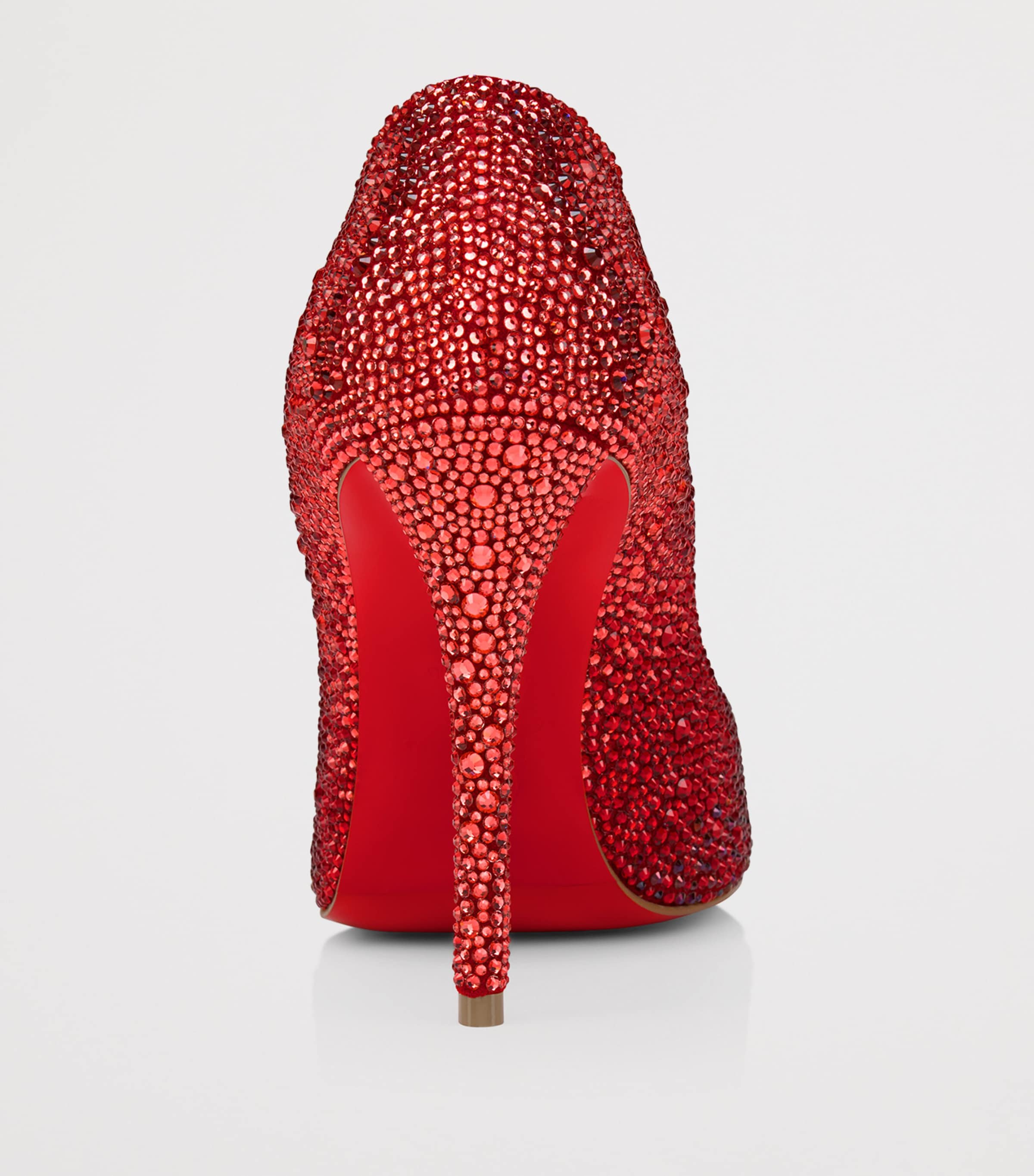 Christian Louboutin Red Miss Z Strass Pumps 100 | Harrods US