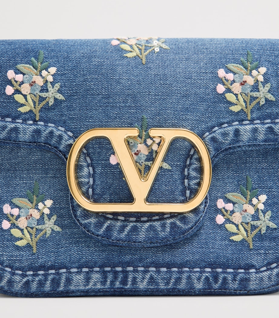 Valentino Garavani Embroidered Locò Shoulder Bag Image 6