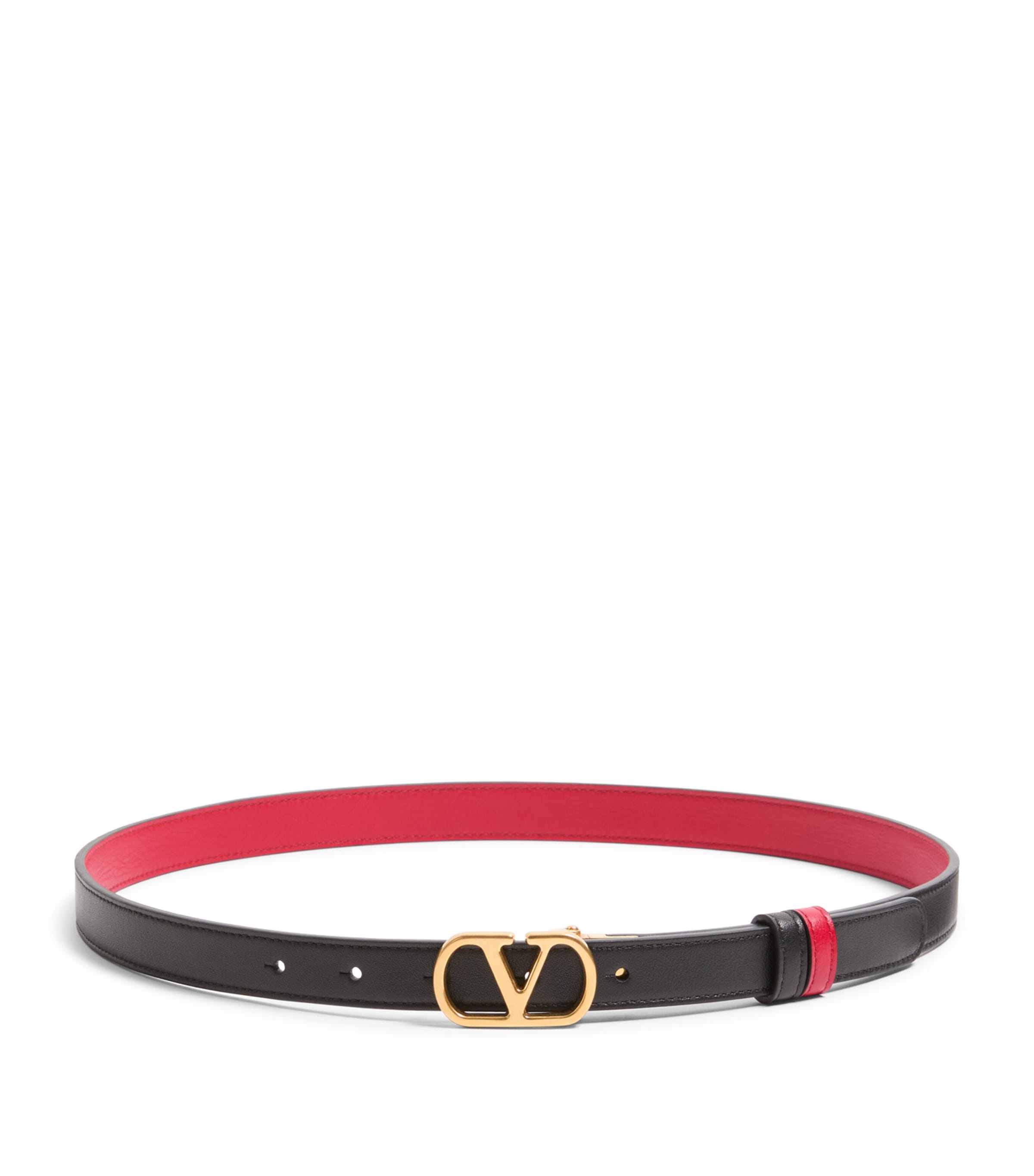 Leather Reversible VLogo Signature Belt 0SM Image 1