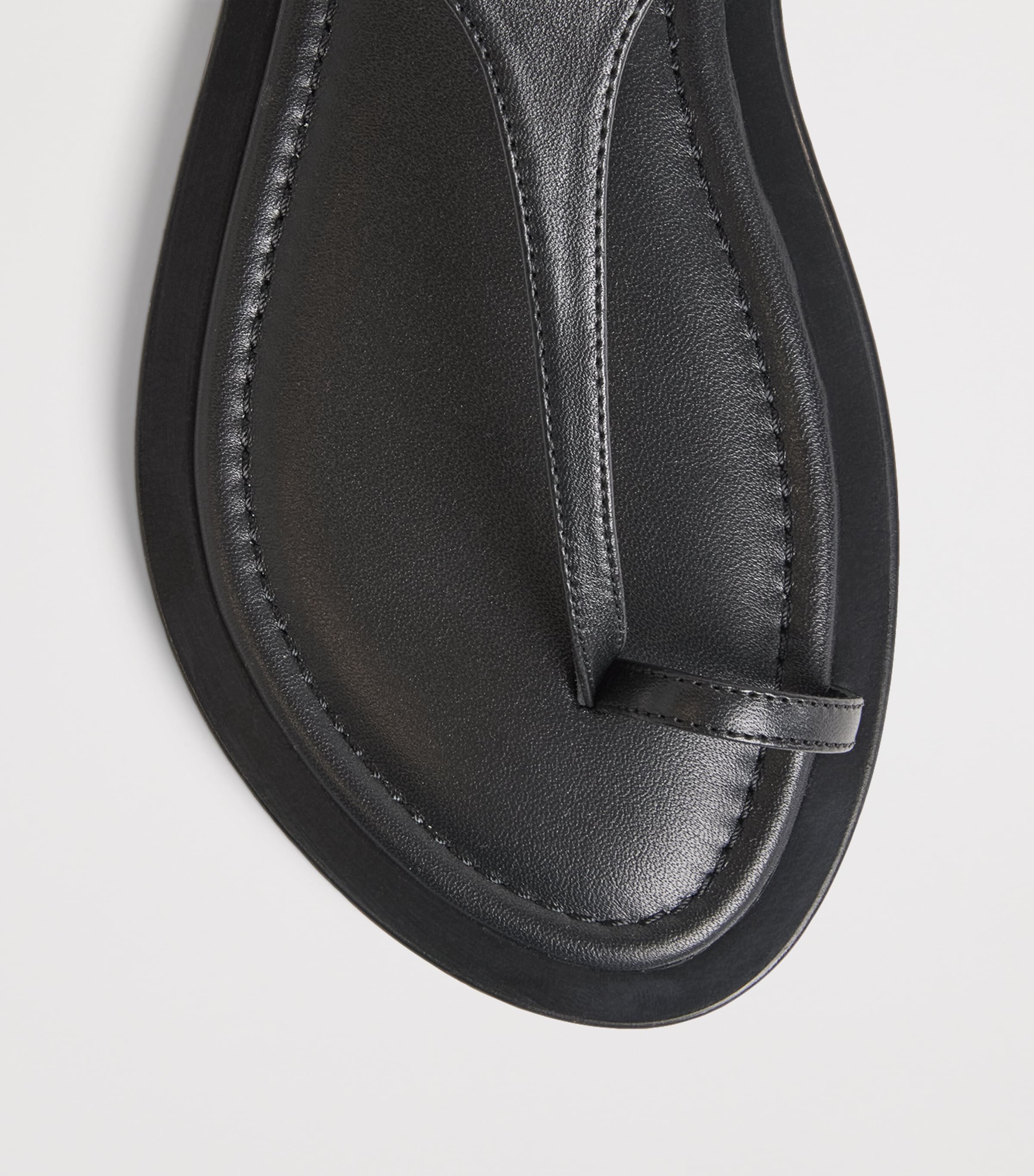 A.EMERY Leather Alta Sandals Black Image 6