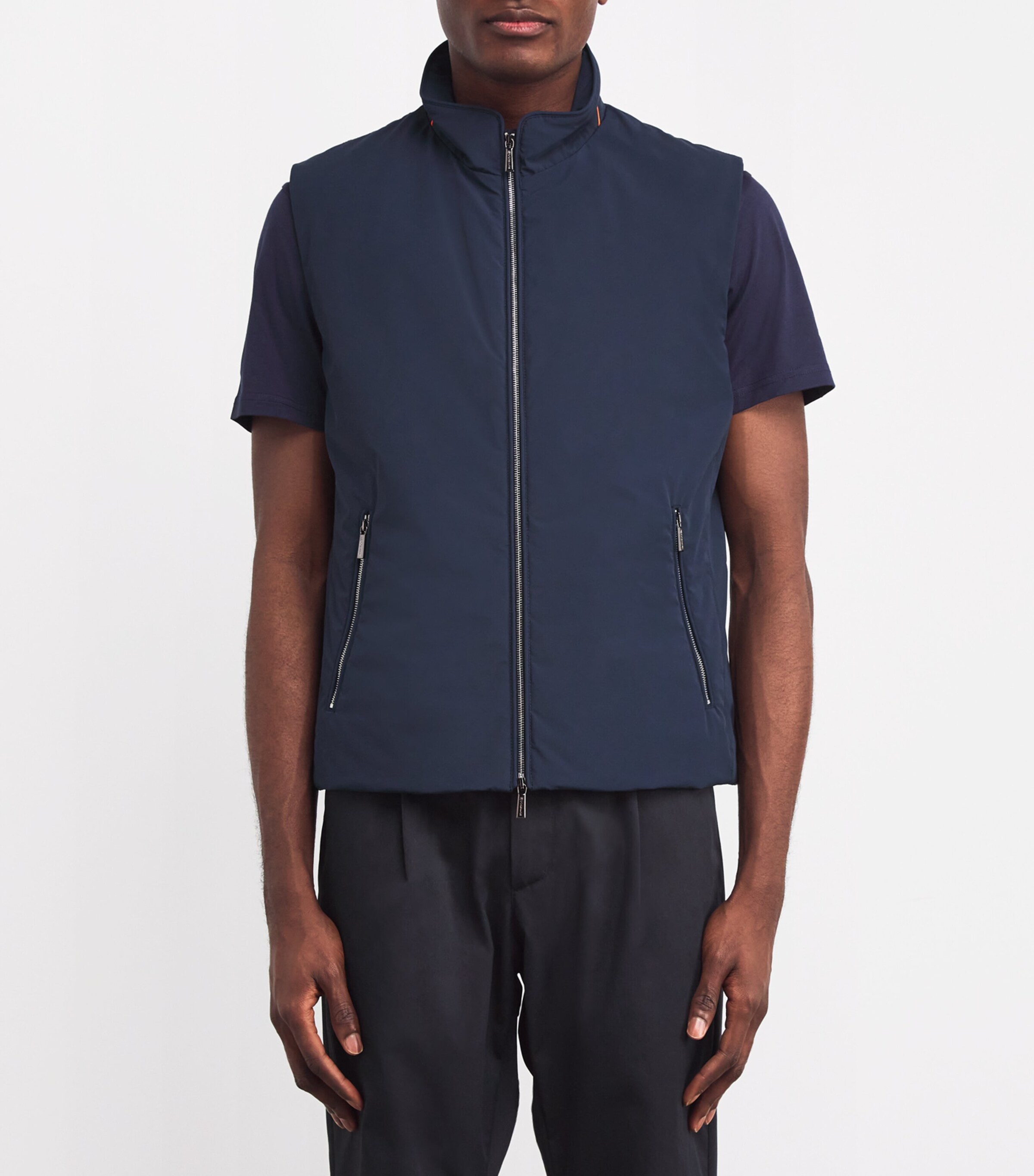 Two-Way Zip Gilet U0498-BLU Image 3