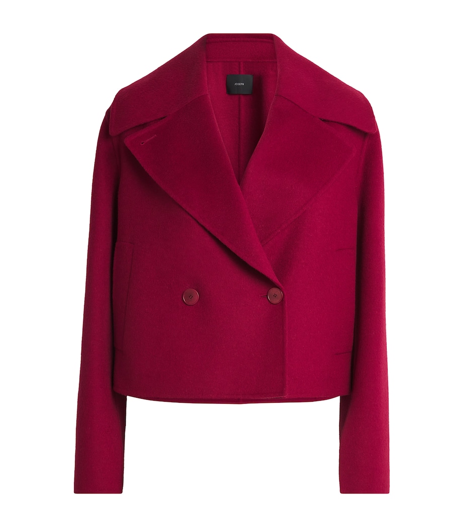 Wool-Cashmere Delano Coat RUBY Image 1