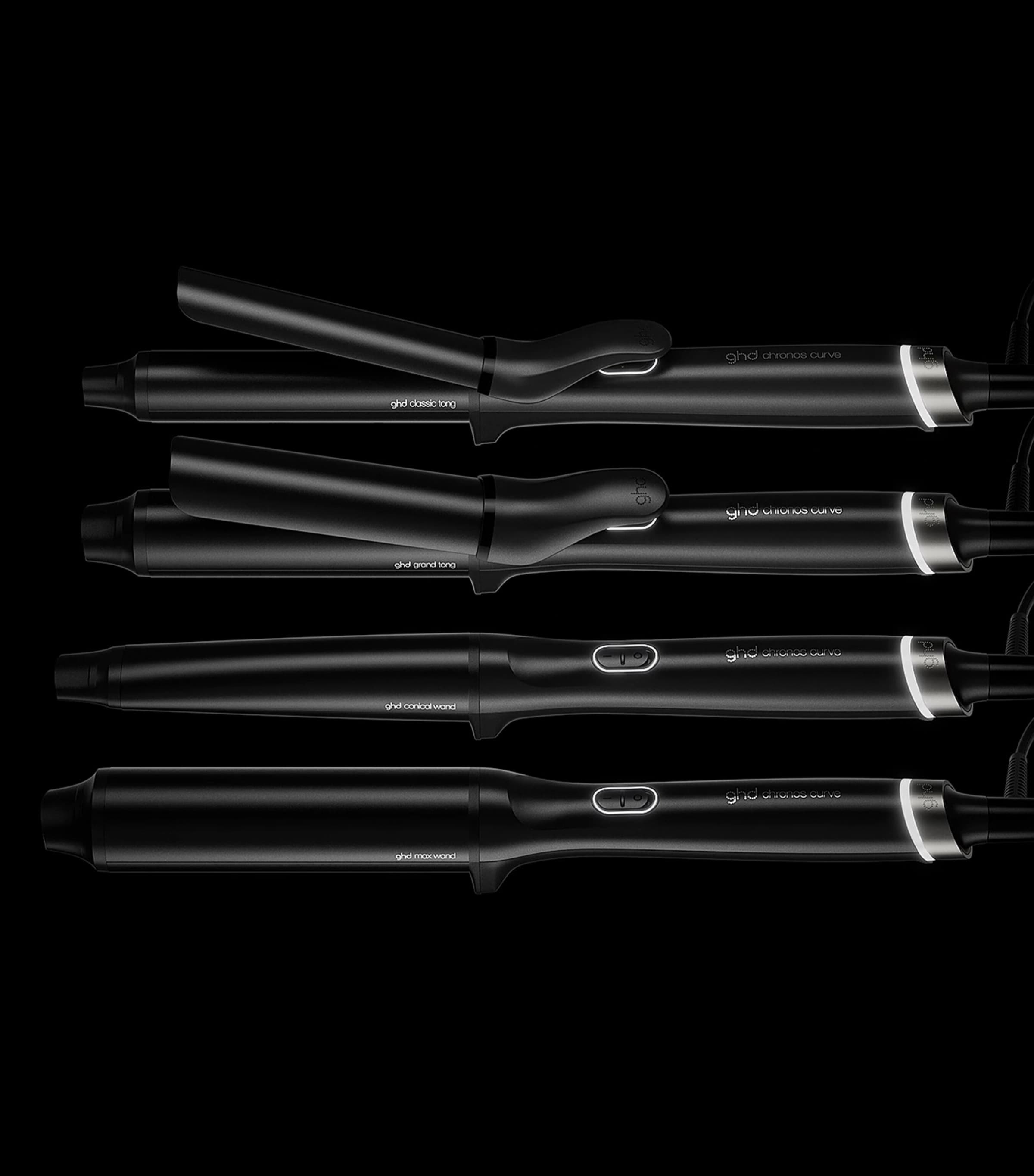 Chronos Curve Max Wand Hair Curler (38mm) BLACK Image 6