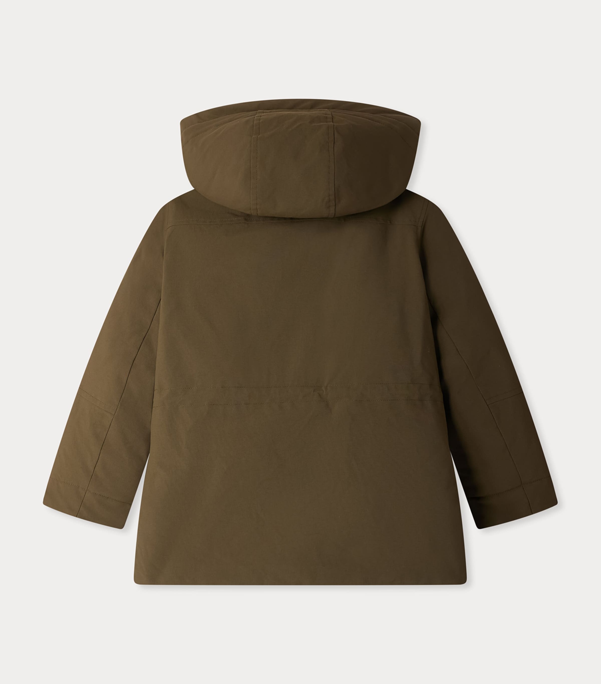 Water-Repellent Coat (4-8 Years) KAKI FONCE Image 2