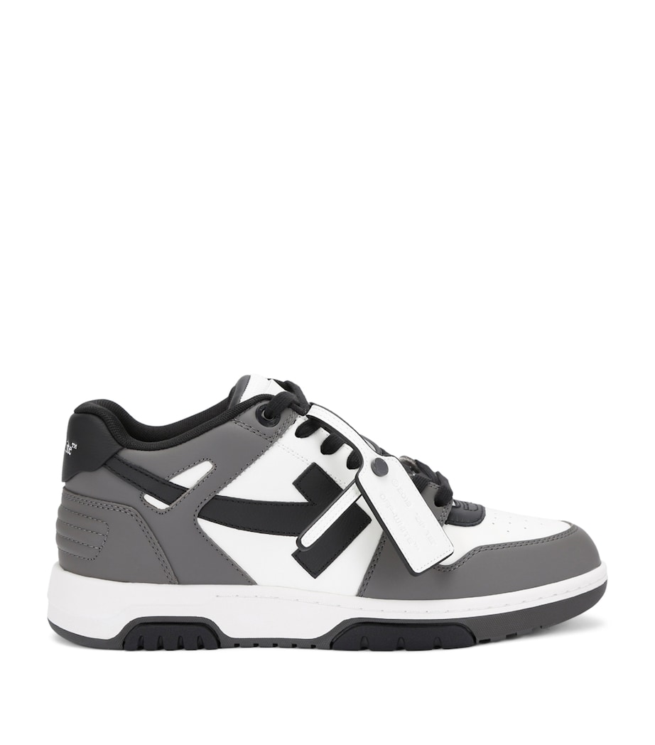 Leather Out of Office Sneakers GREY/DARK Image 1