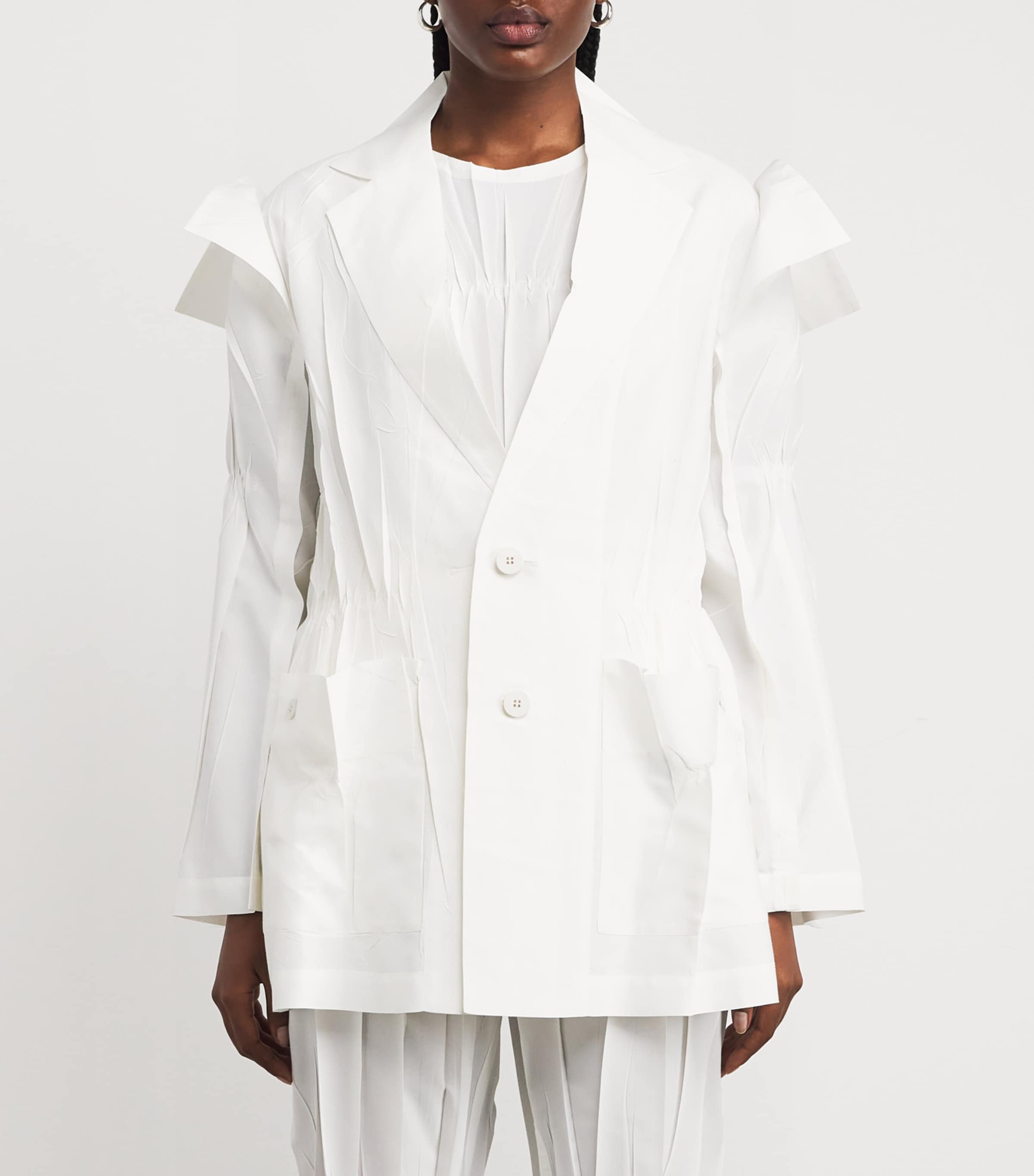 Crimped and Pressed Blazer 05 Image 3