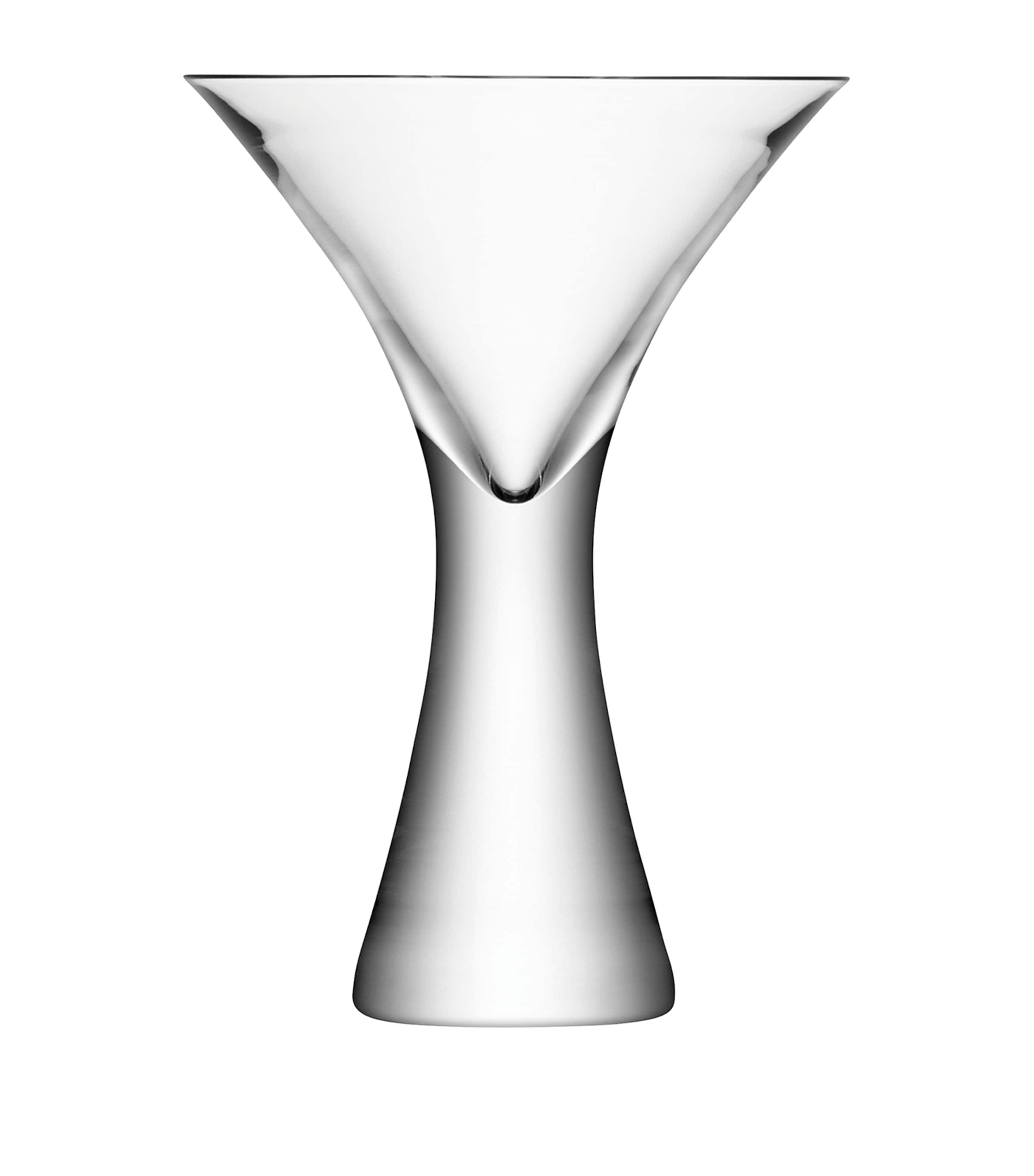 Shop Lsa International Set Of 2 Moya Cocktail Glasses In Clear