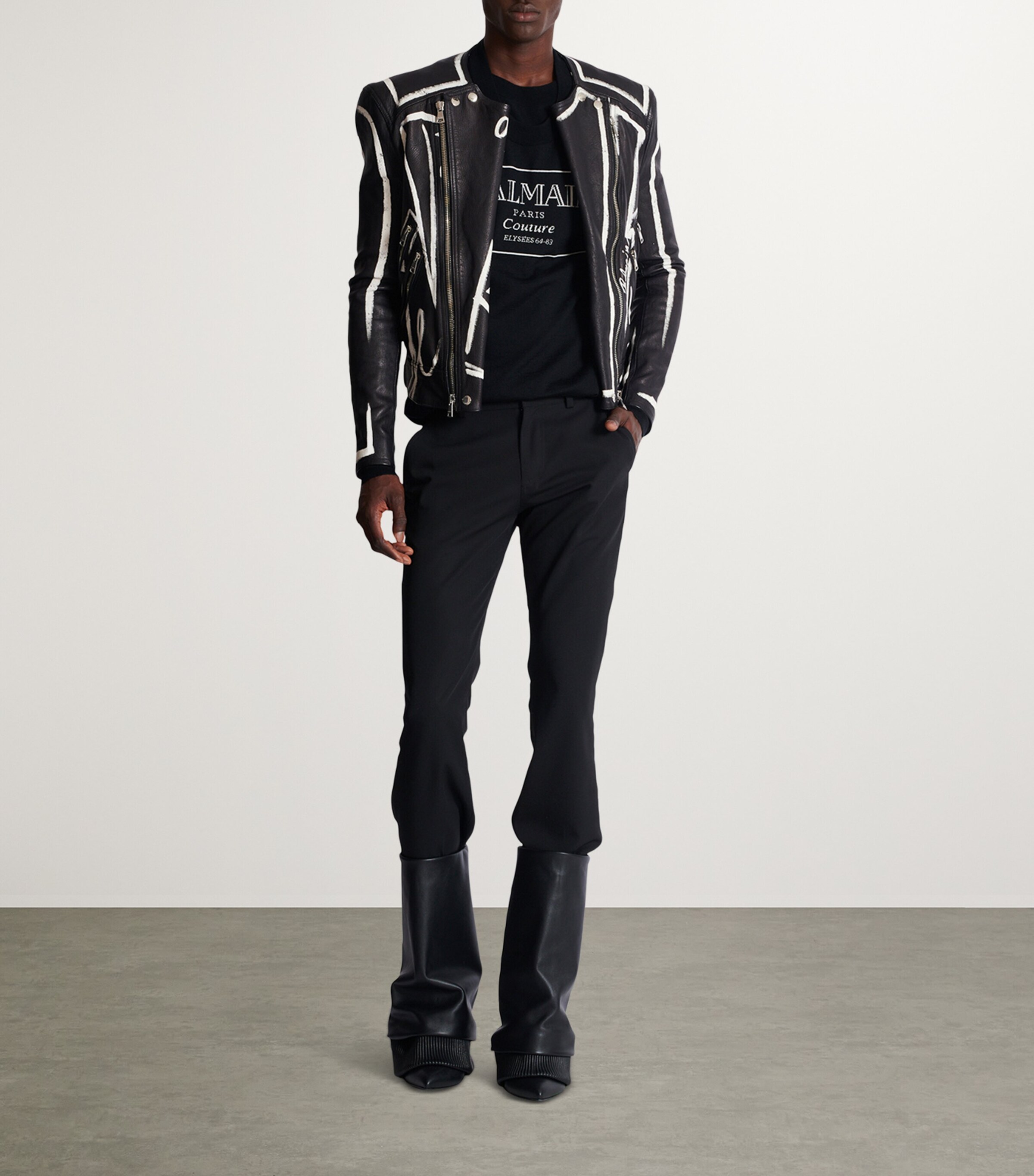 Wool Logo Sweater EAB NOIR/BLANC Image 4