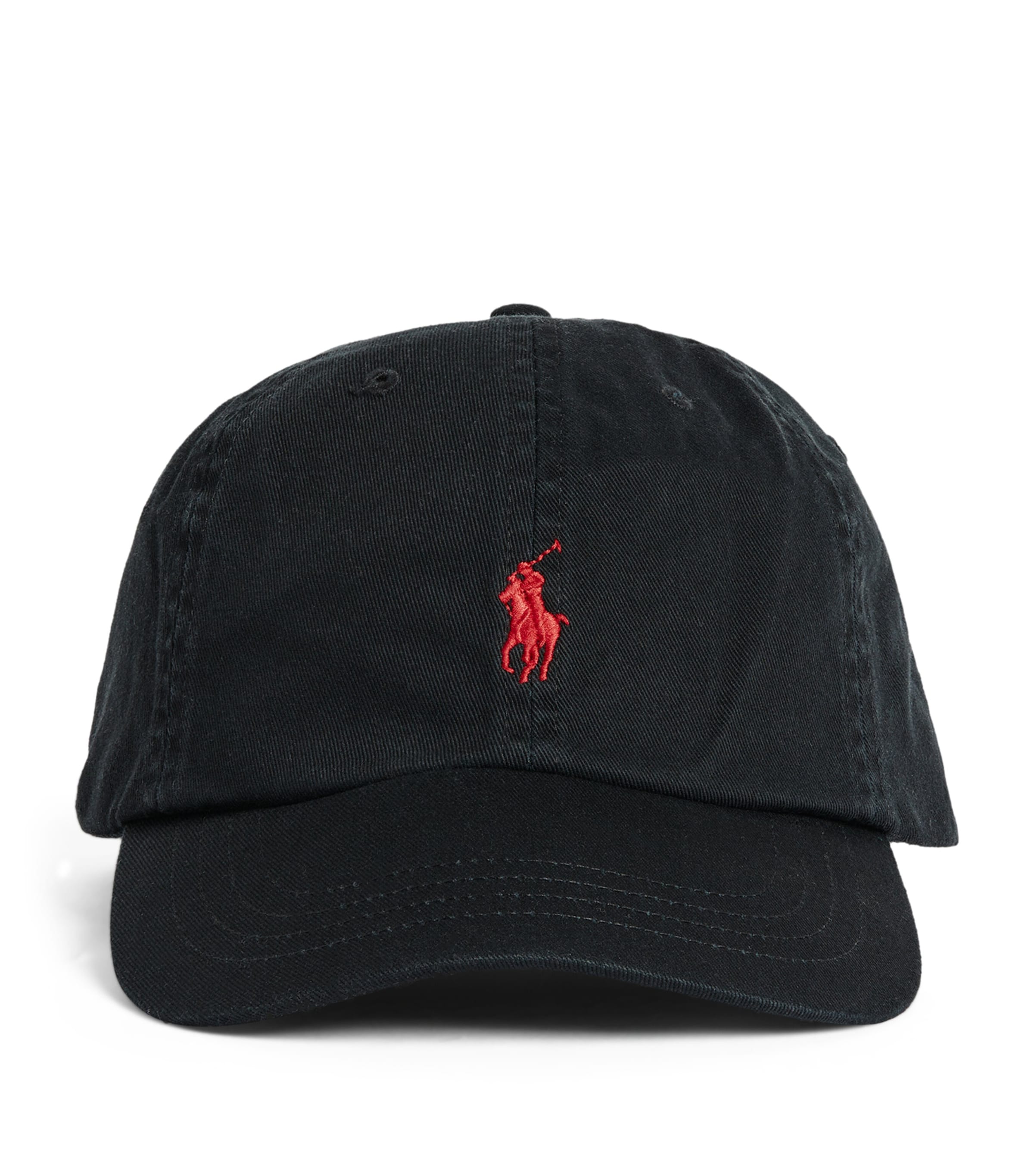 Cotton Logo Baseball Cap BLACK Image 1