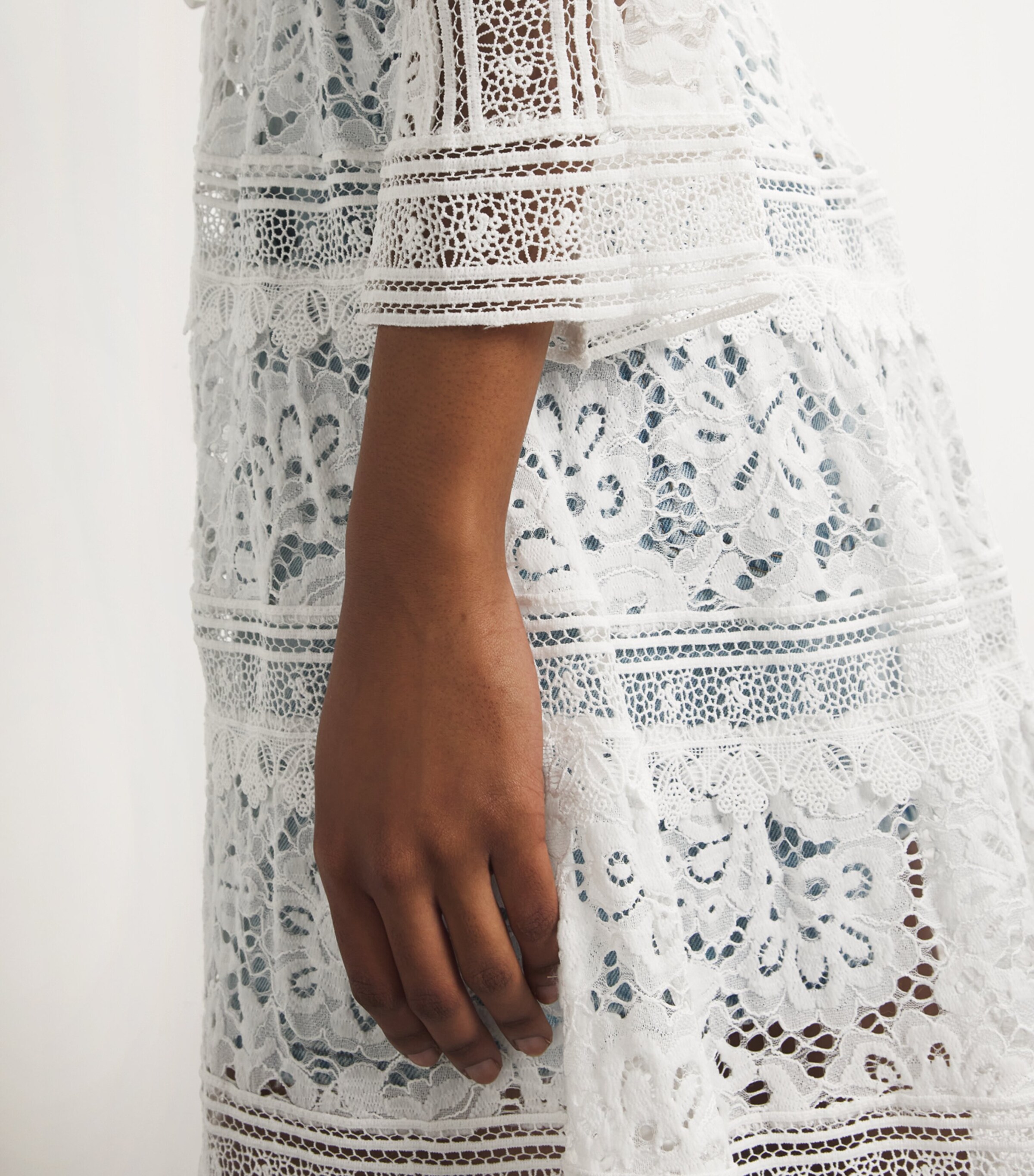 Drawstring Talia Robe OFF WHITE Image 6