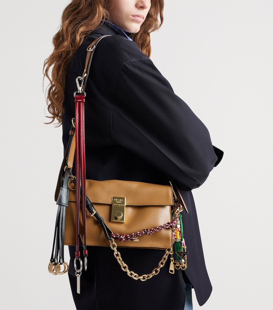 Small Leather Soft Sound Shoulder Bag F02Z8 Image 7