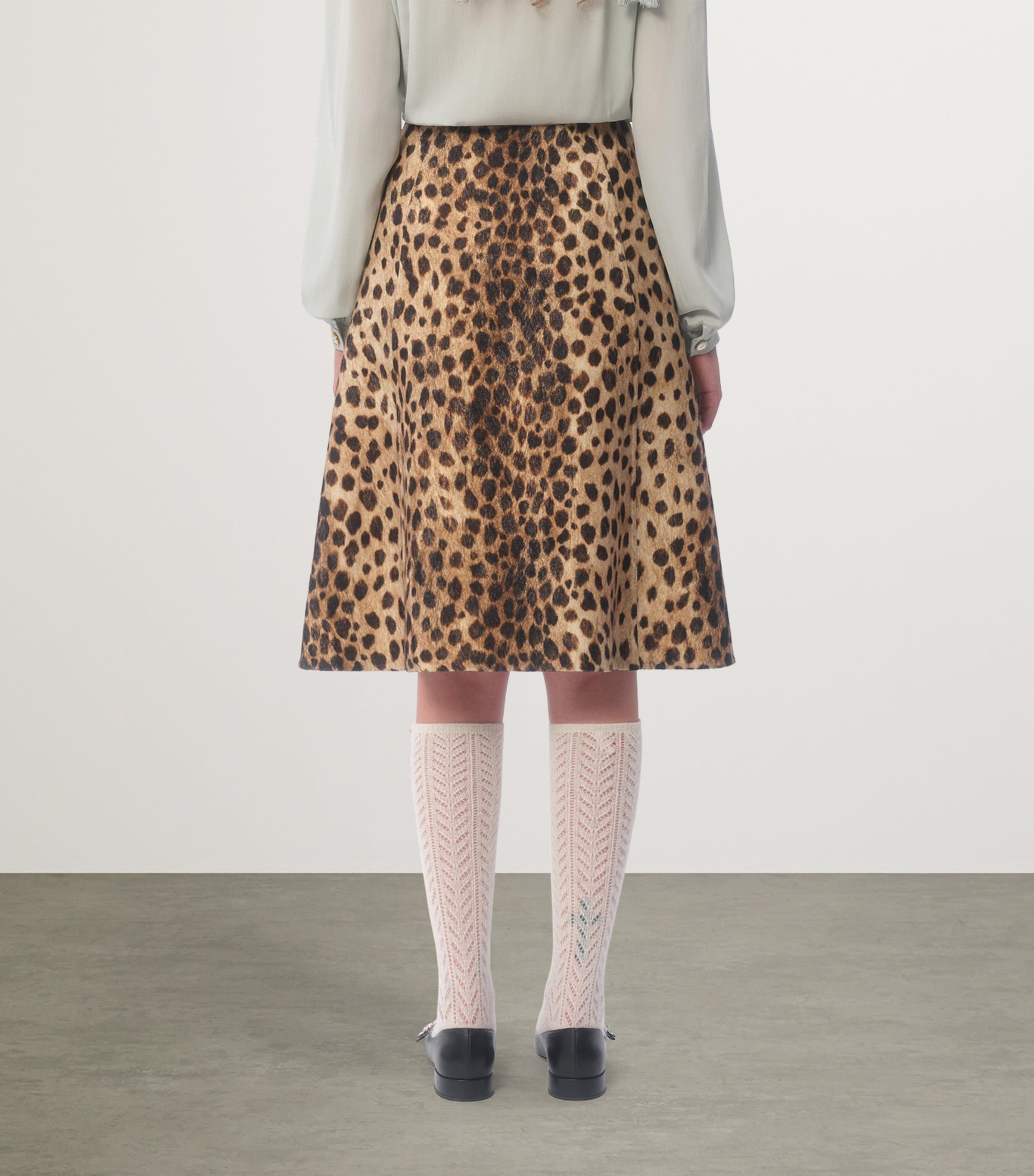 Wool Printed Mini Skirt AN2 Image 5