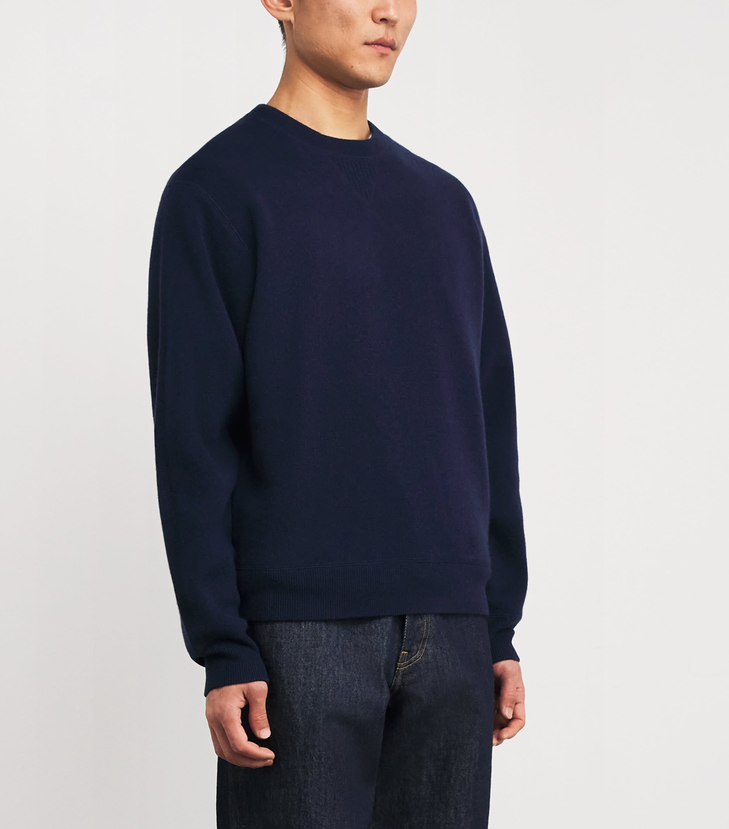 Cotton-Cashmere Sweater MIDNIGHT Image 3