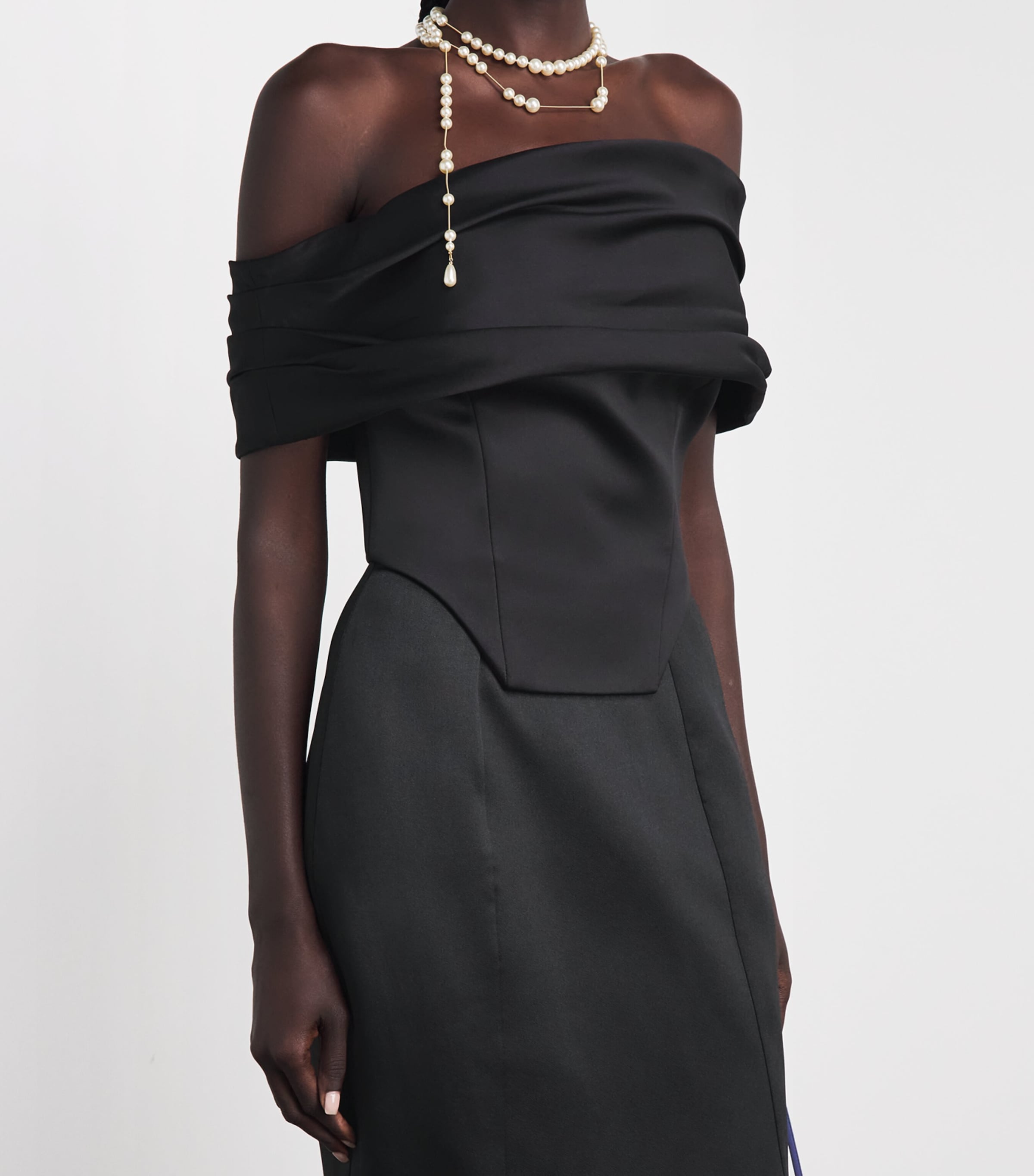 Solace London Womens Corseted Alta Gown Black Image 3