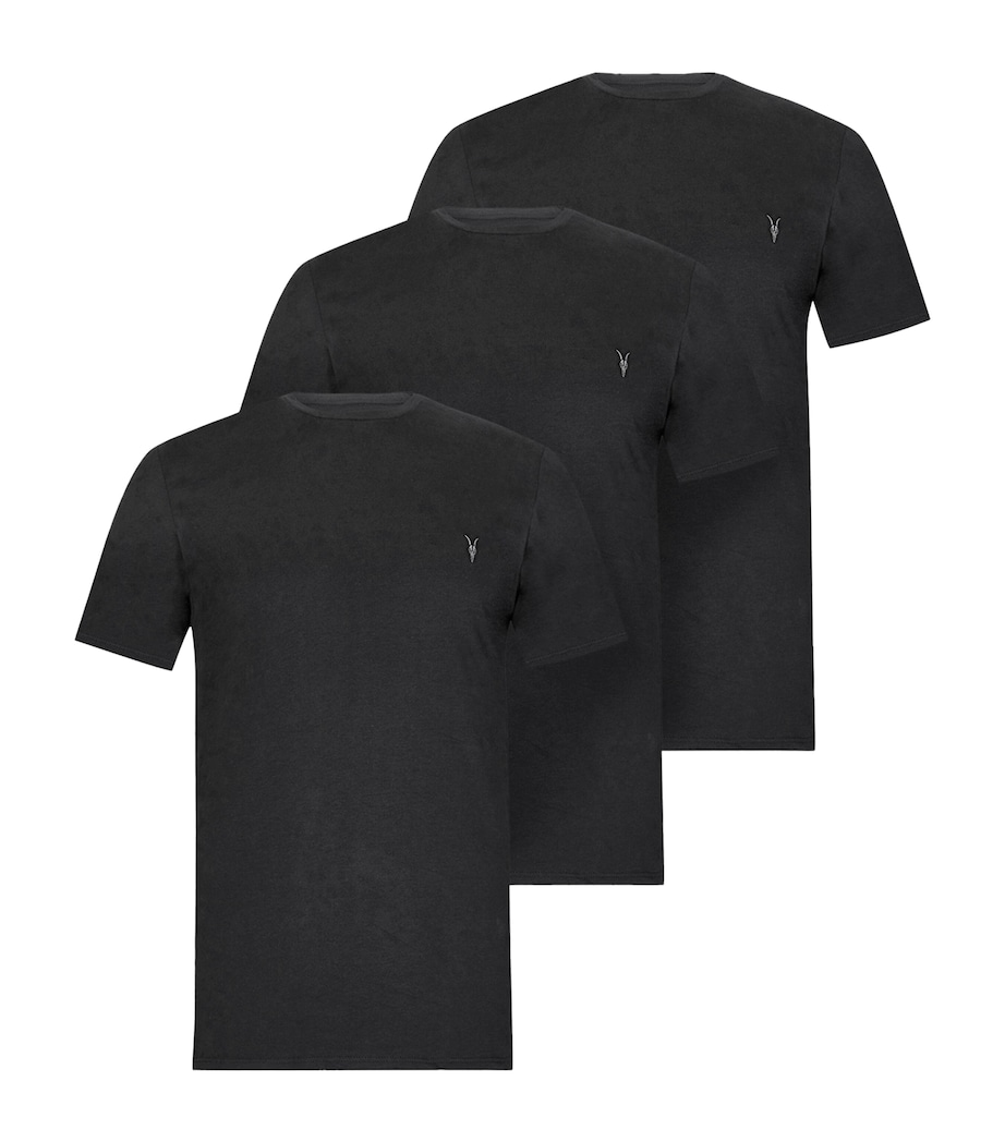 Cotton Brace T-Shirt (Pack of 3) BLACK Image 1