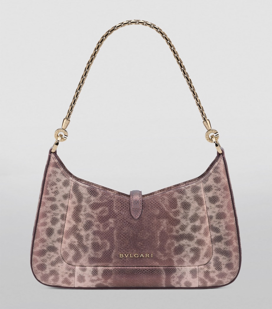 Small Karung Serpenti Baia Shoulder Bag BEIGE LIGHT Image 5