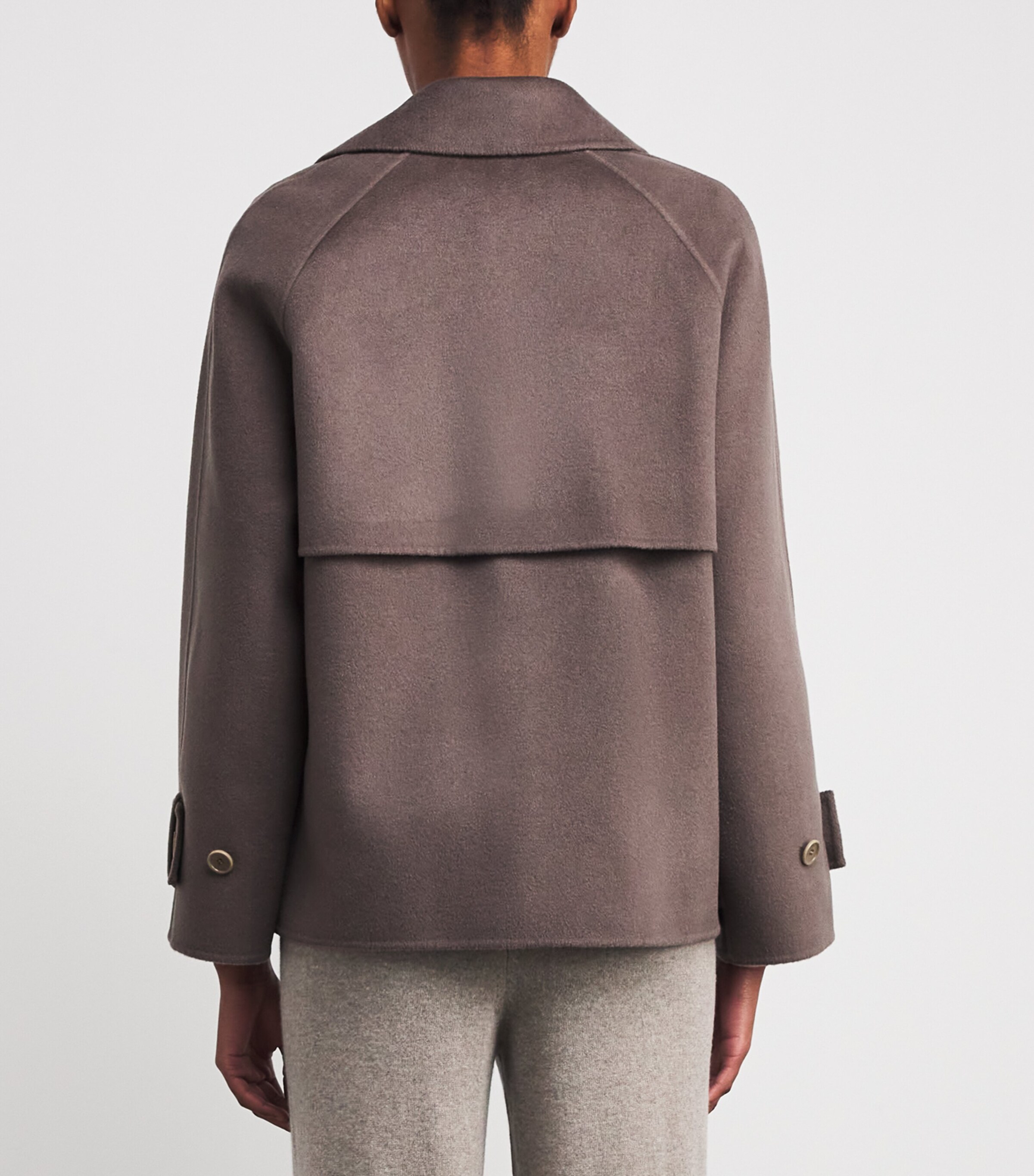Wool-Cashmere Marne Coat MUSHROOM Image 4