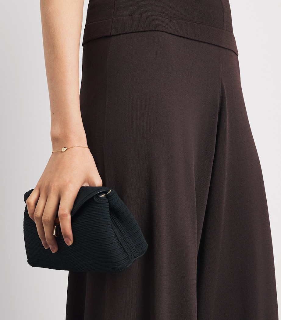 Herskind Womens Merino Clark Wide-Leg Trousers Coffee Image 3