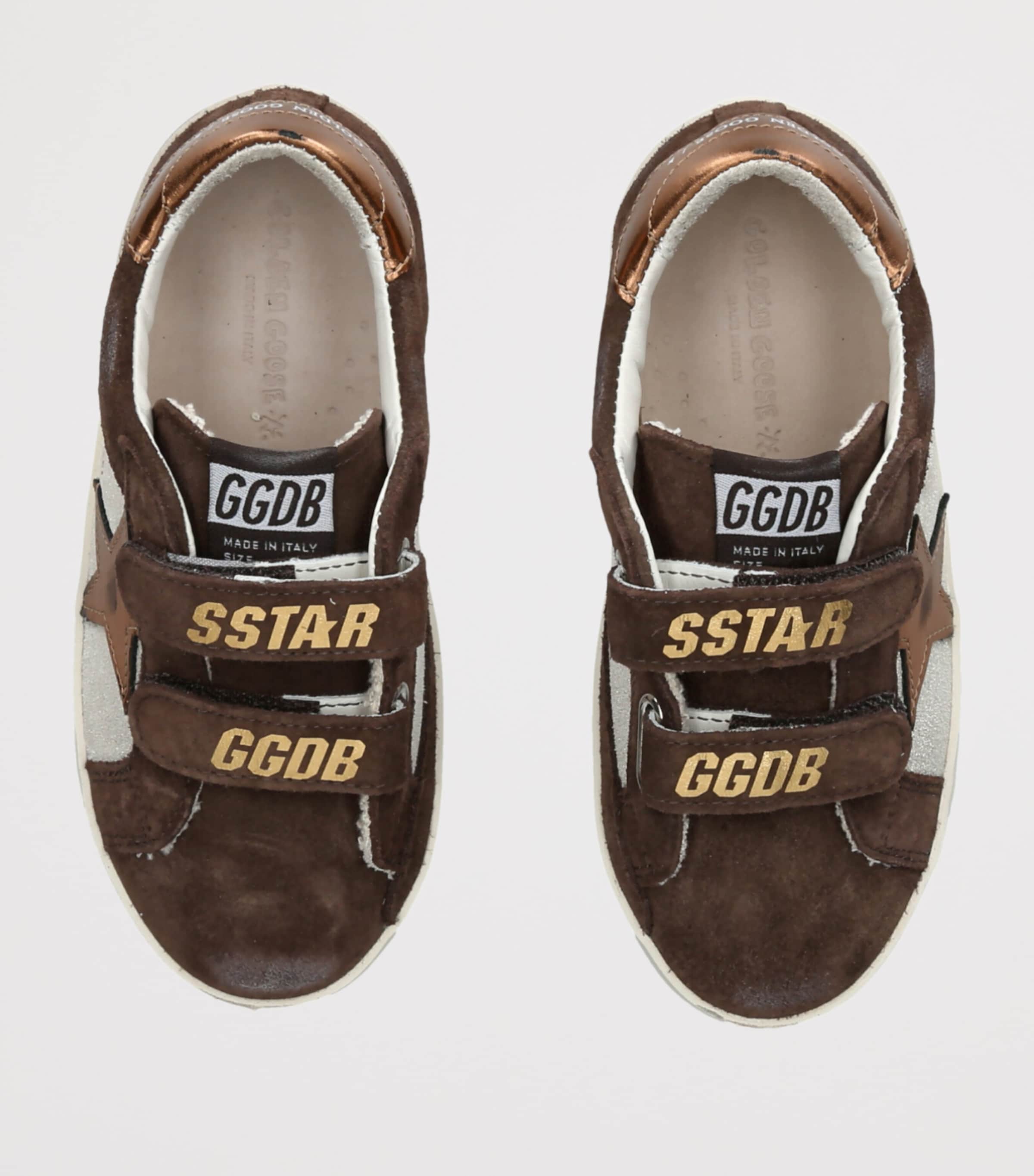 Golden Goose Suede Old School Sneakers Brown/oth Image 3