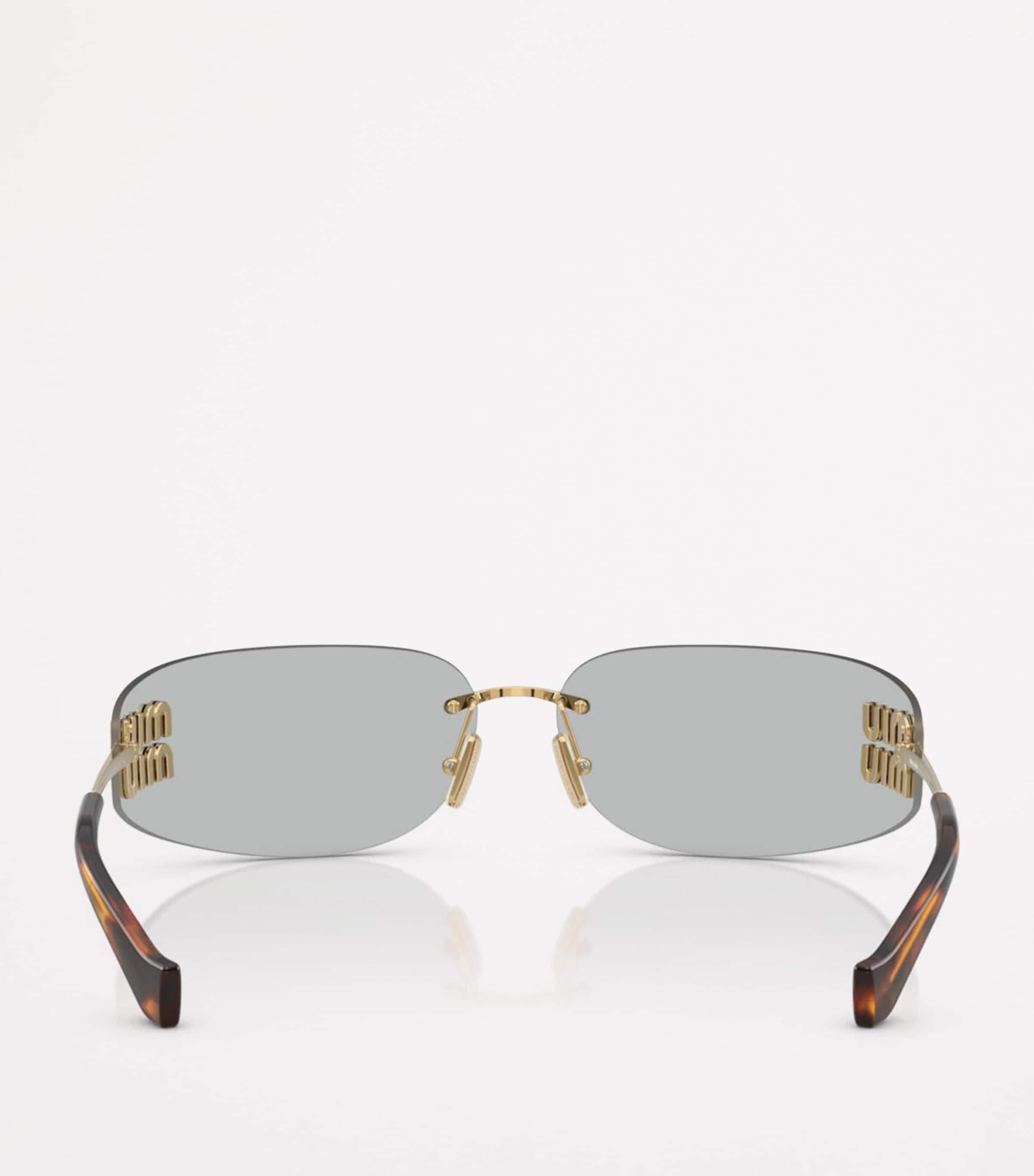 Metal Frameless Sunglasses 5AK50K Image 4