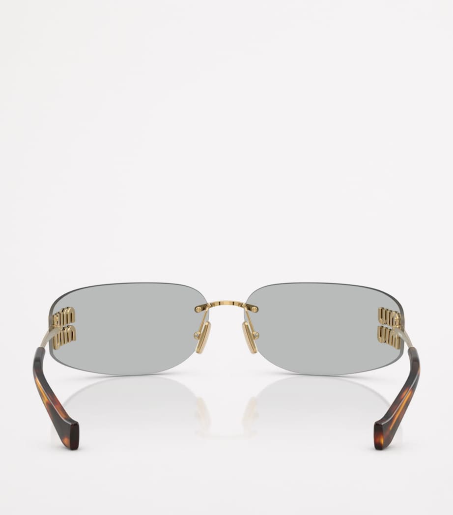 Metal Frameless Sunglasses 5AK50K Image 4