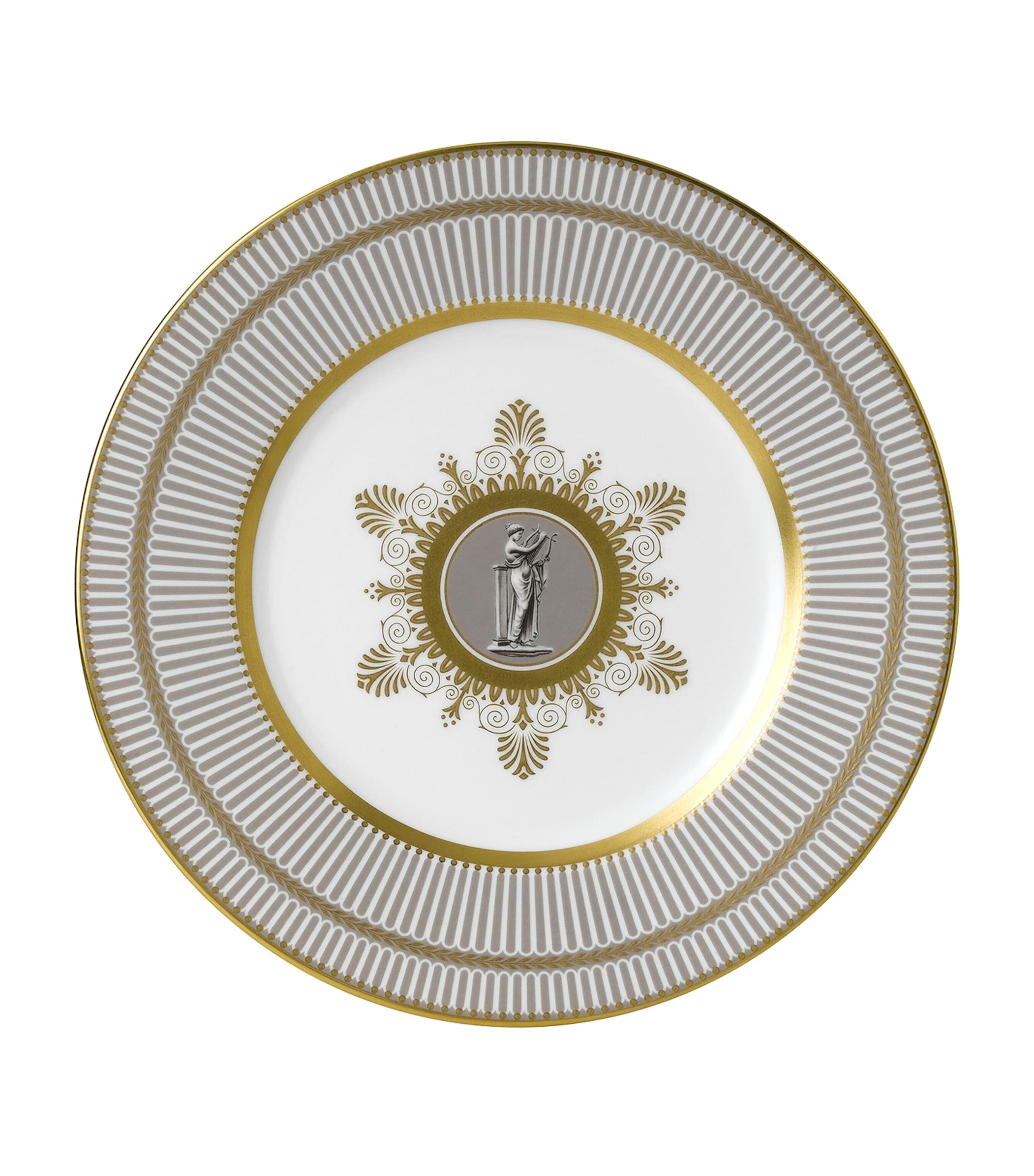 Shop Wedgwood Anthemion Grey Plate