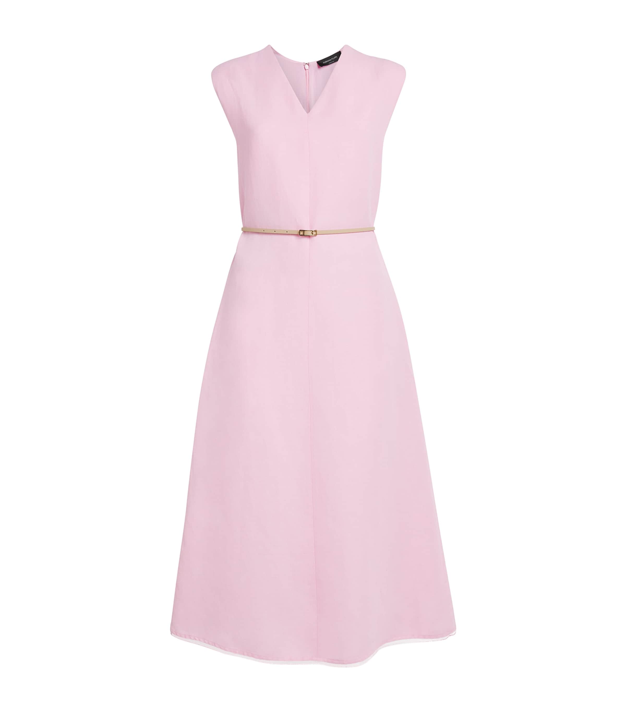Fabiana Filippi Womens Twill Maxi Dress Rosa Petalo Image 1