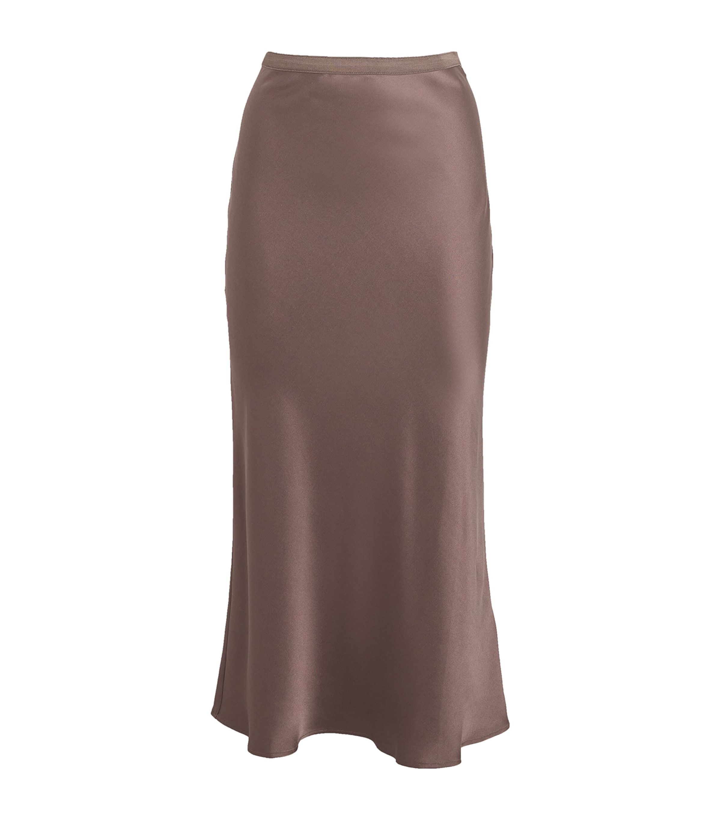 ANINE BING SILK BAR MIDI SKIRT
