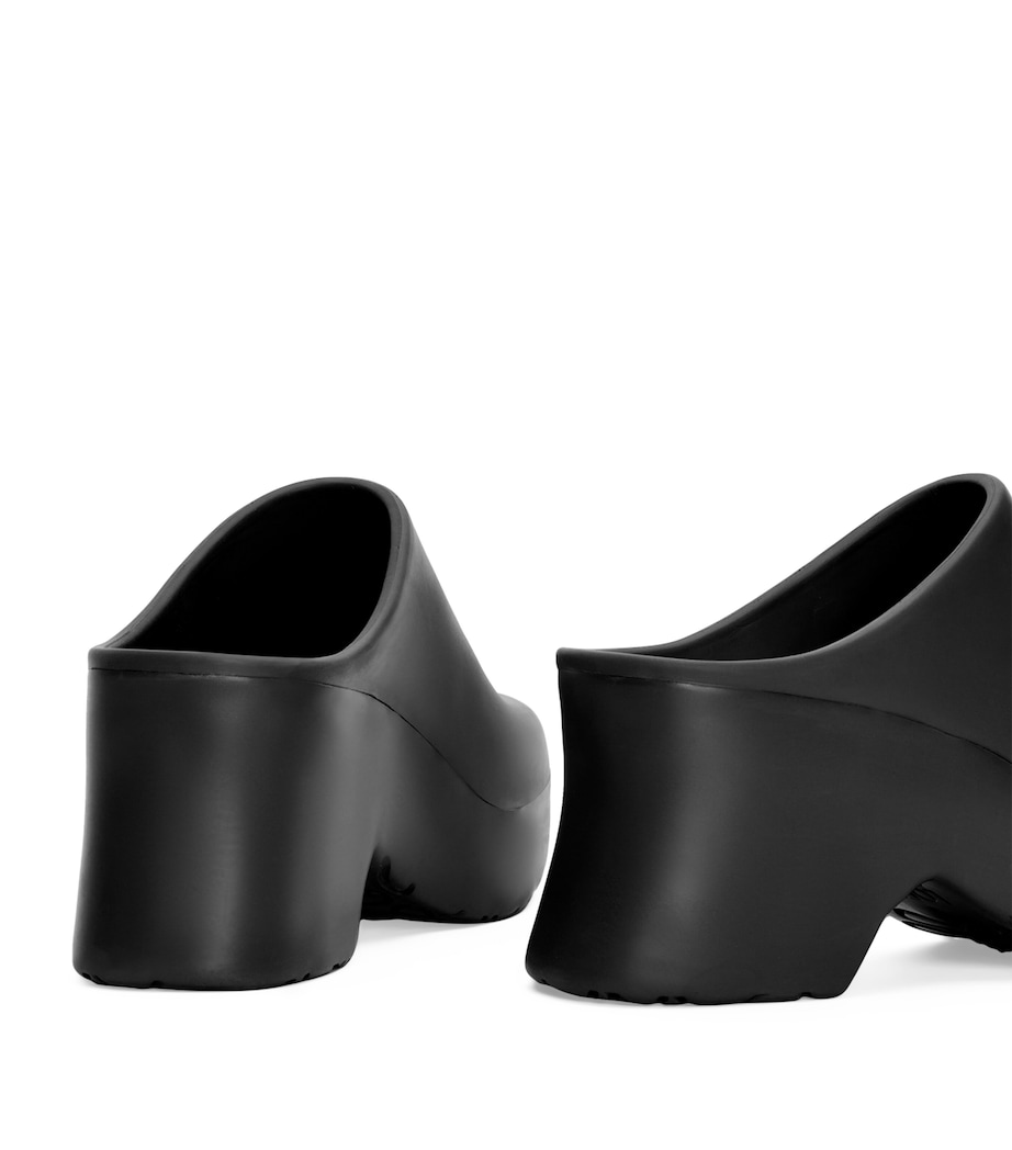 Terra Wedge Clogs 90 BLACK Image 4
