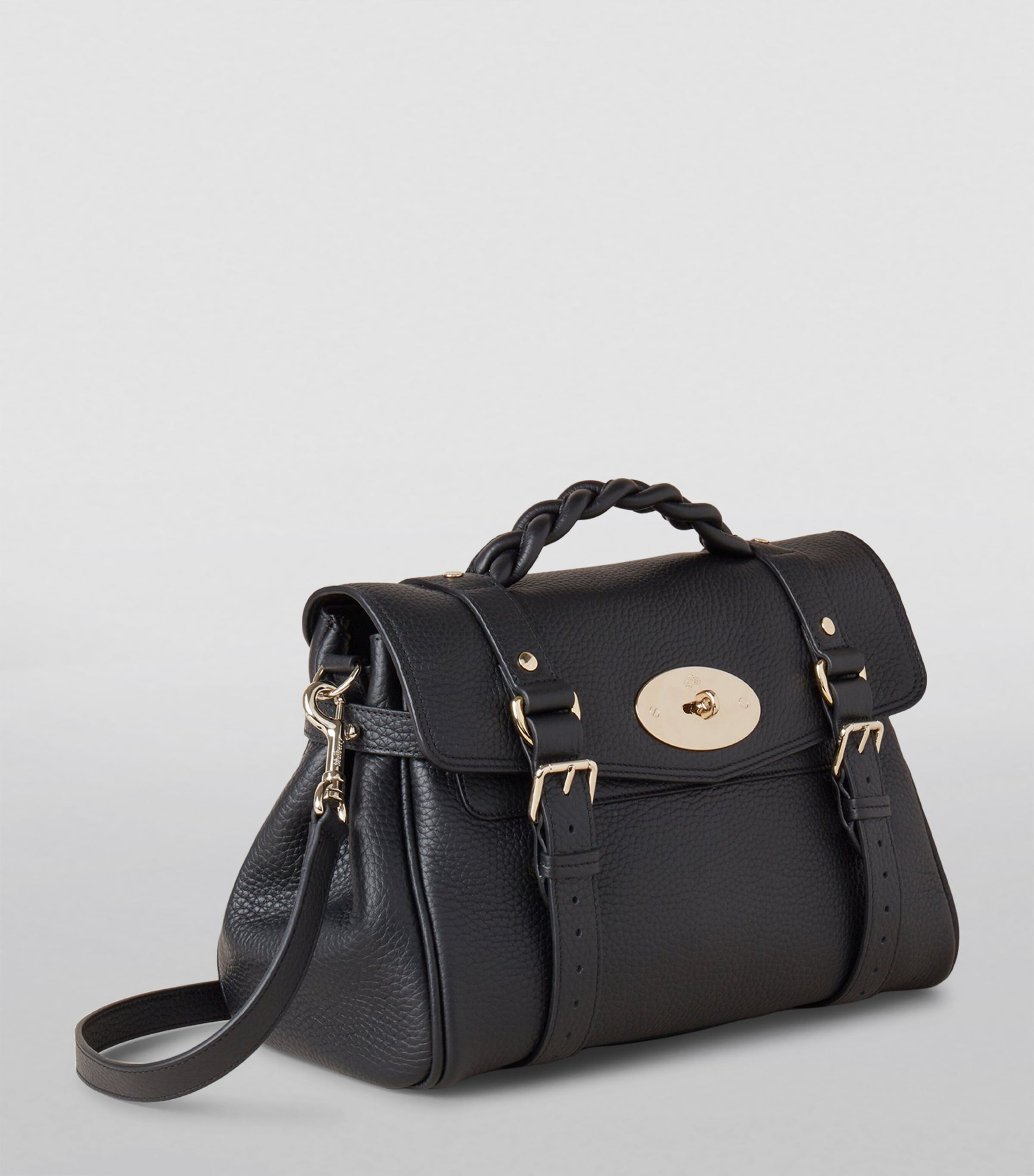 Leather Alexa Cross-Body Bag BLACK Image 2