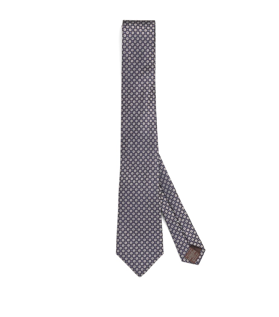 Canali Silk Jacquard Tie Image 1