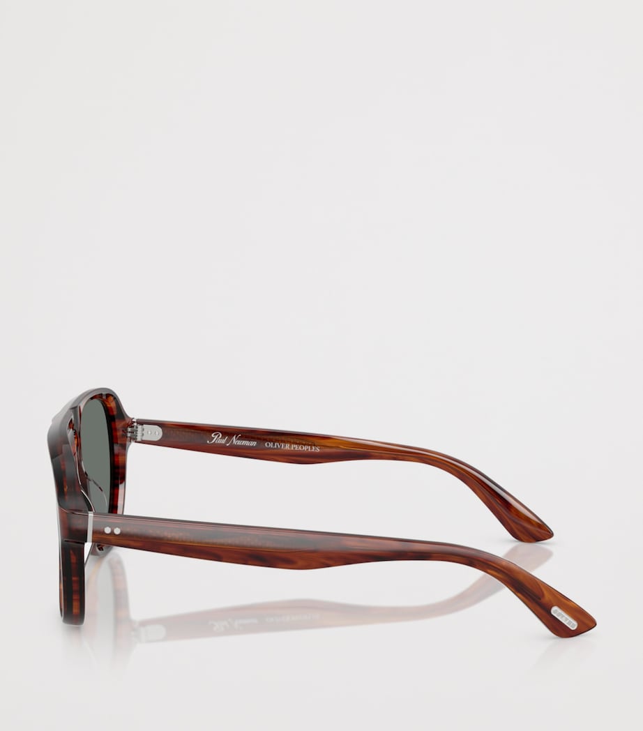 Oliver Peoples Paul Newman Sun Pilot Sunglasses Red Image 3