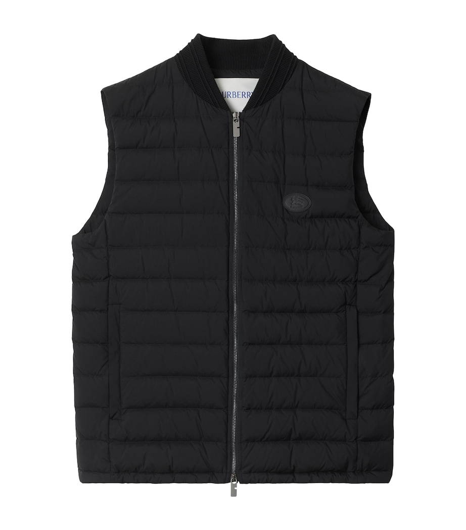 Nylon Puffer Jacket BLACK Image 1