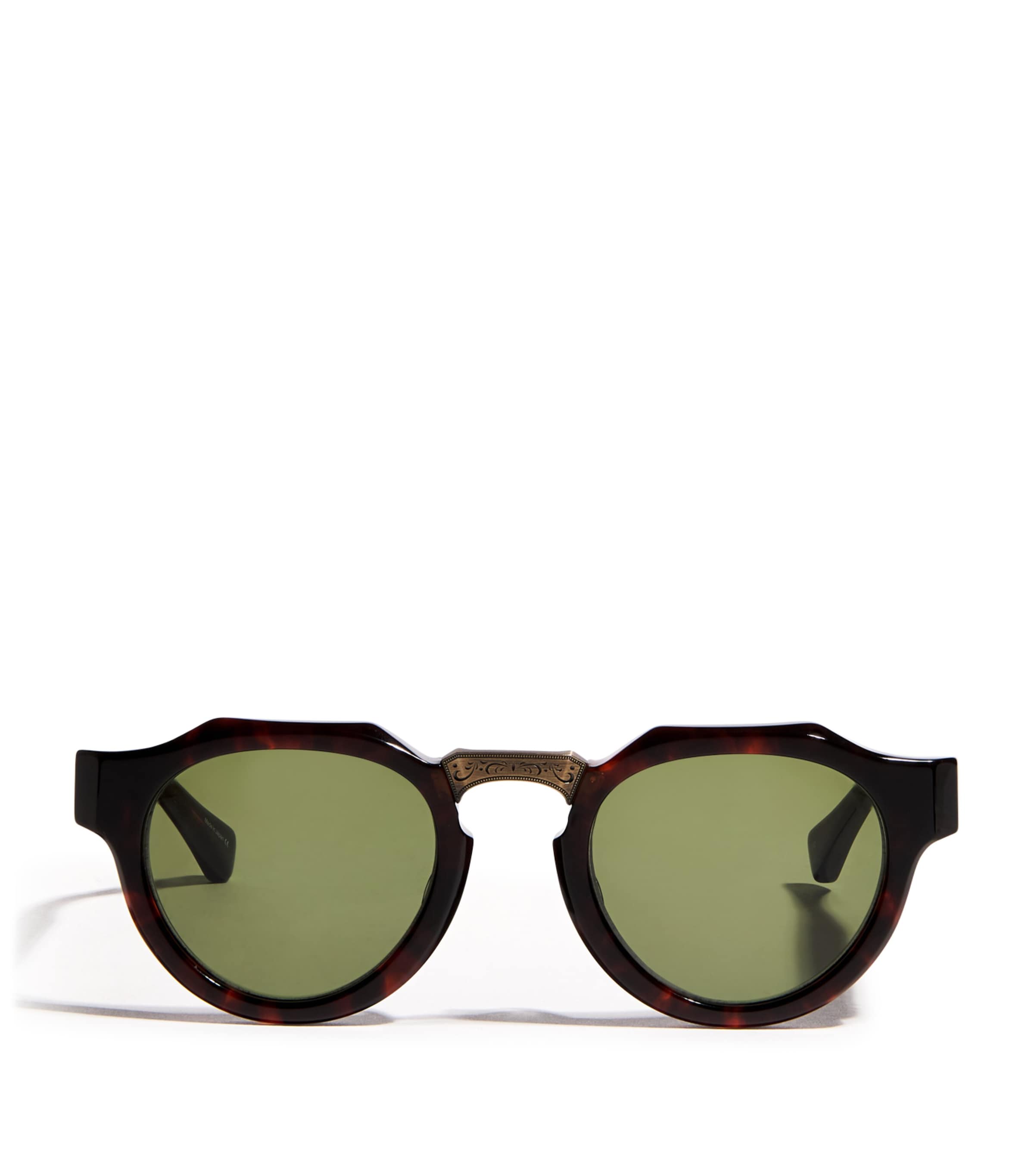 Matsuda M1037 Round Sunglasses Dark Tortoise G Image 1