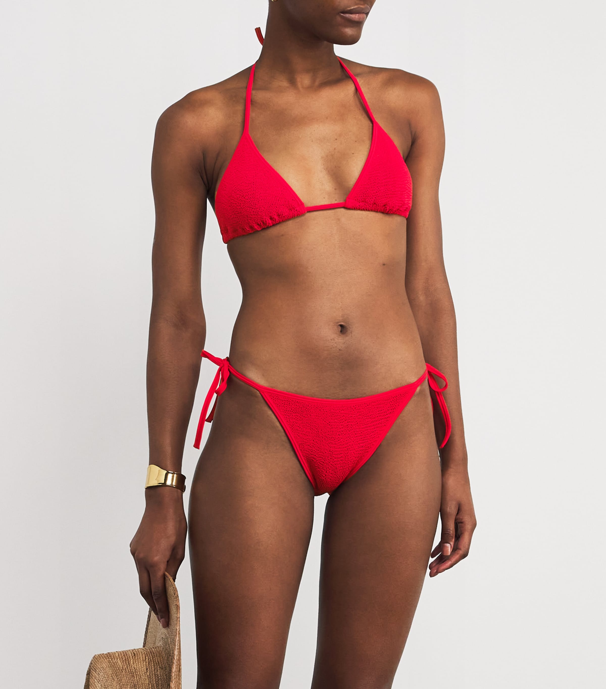 水着・ビーチグッズその他 Hunza G Gina triangle bikini set in pink Hunza G Gina triangle bikini set in pink | TheDoubleF