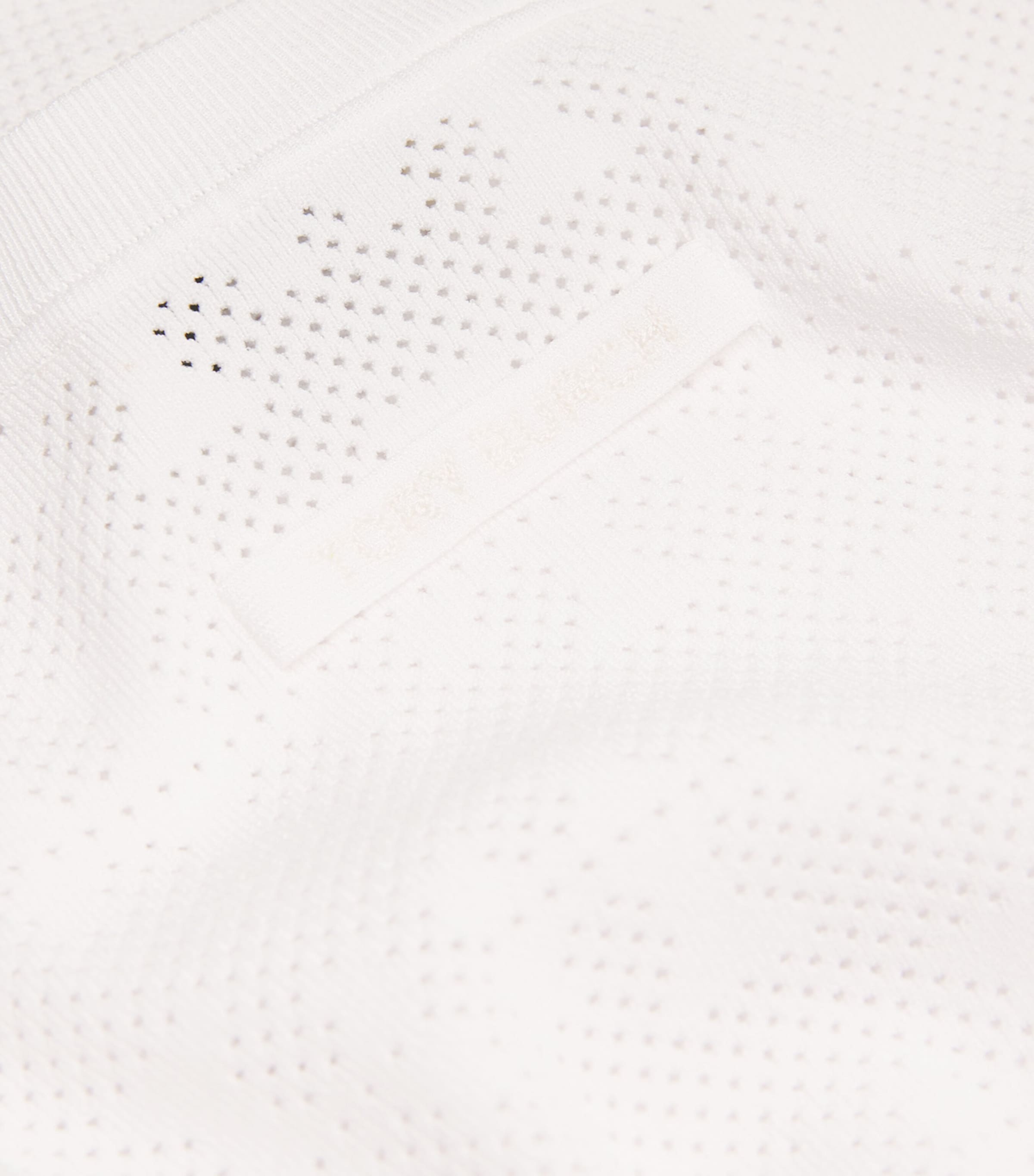 Monogram Pointelle Top 100 WHITE Image 5