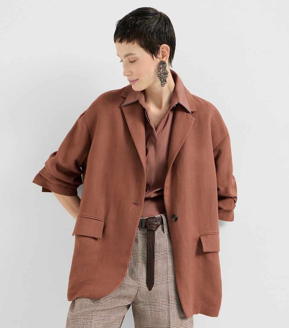 Twill Tie Blazer C4182 Image 4