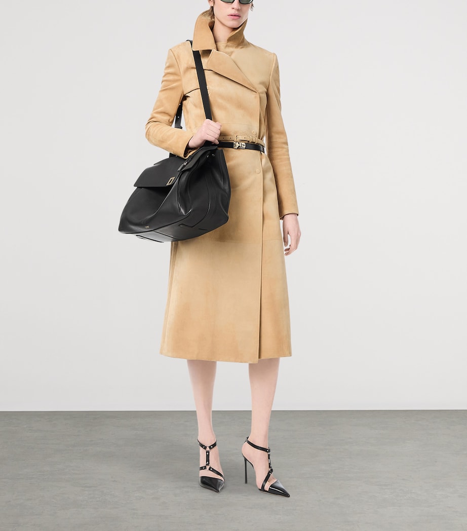 TOM FORD Womens Leather Bound Pumps 105 Naa Image 2