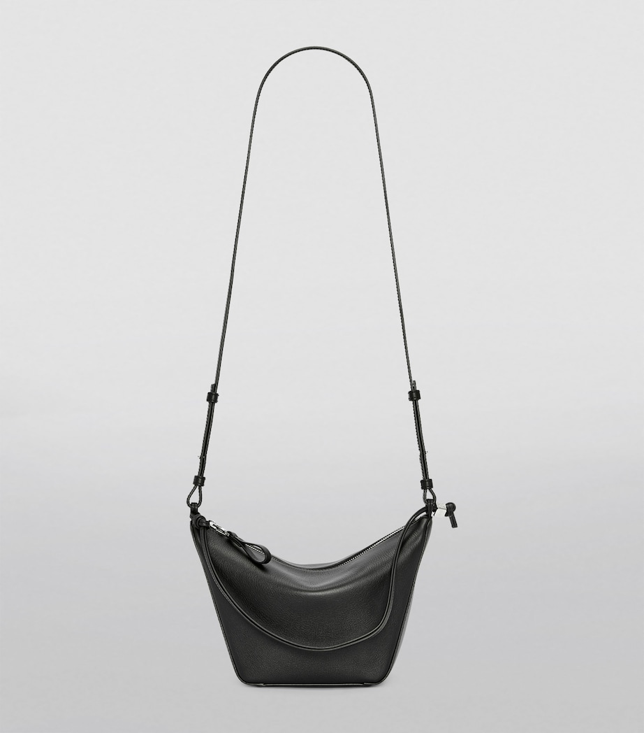 Calfskin Hammock Mini Bag BLACK Image 6