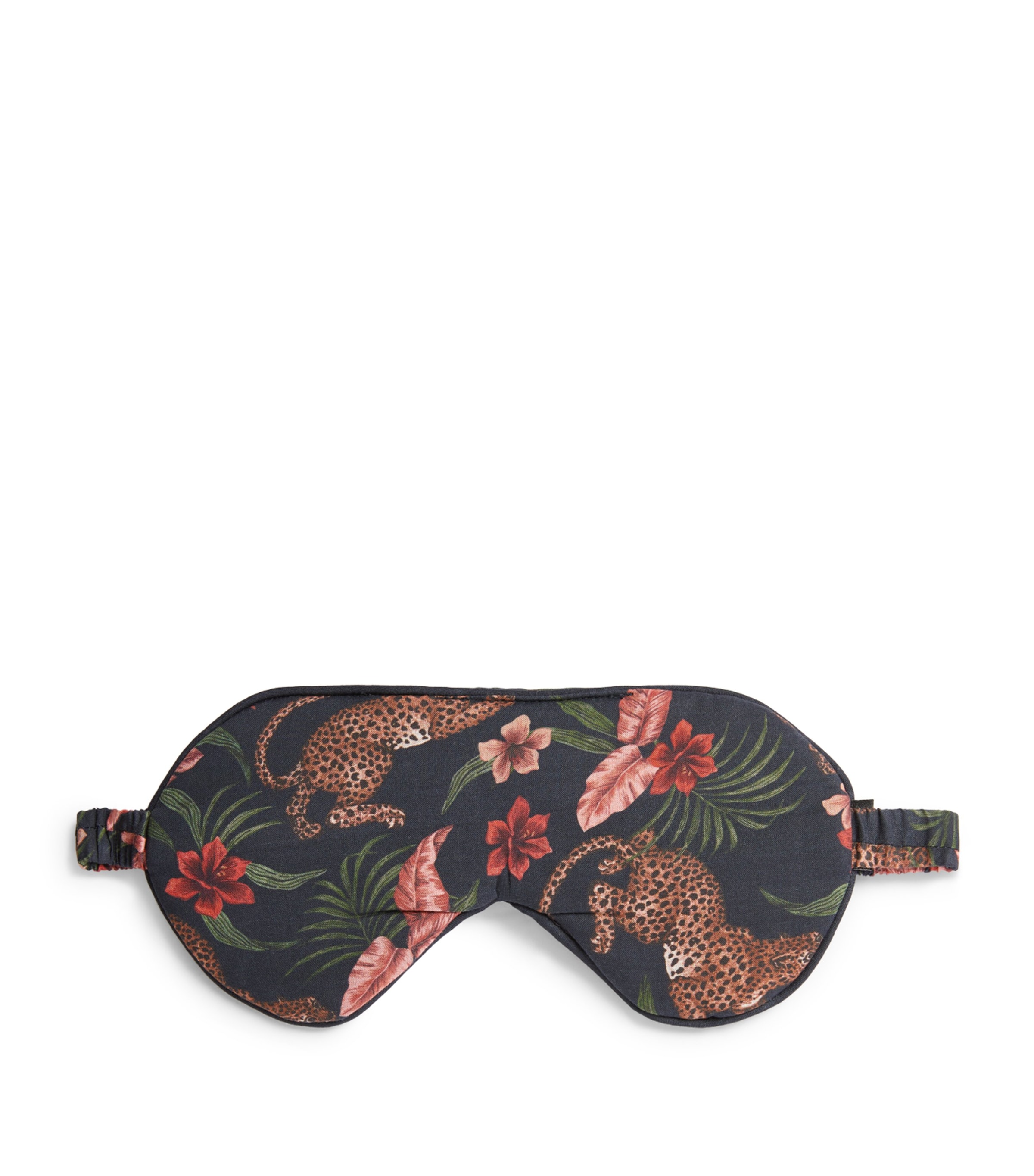 Desmond & Dempsey Soleia Print Eye Mask In Navy