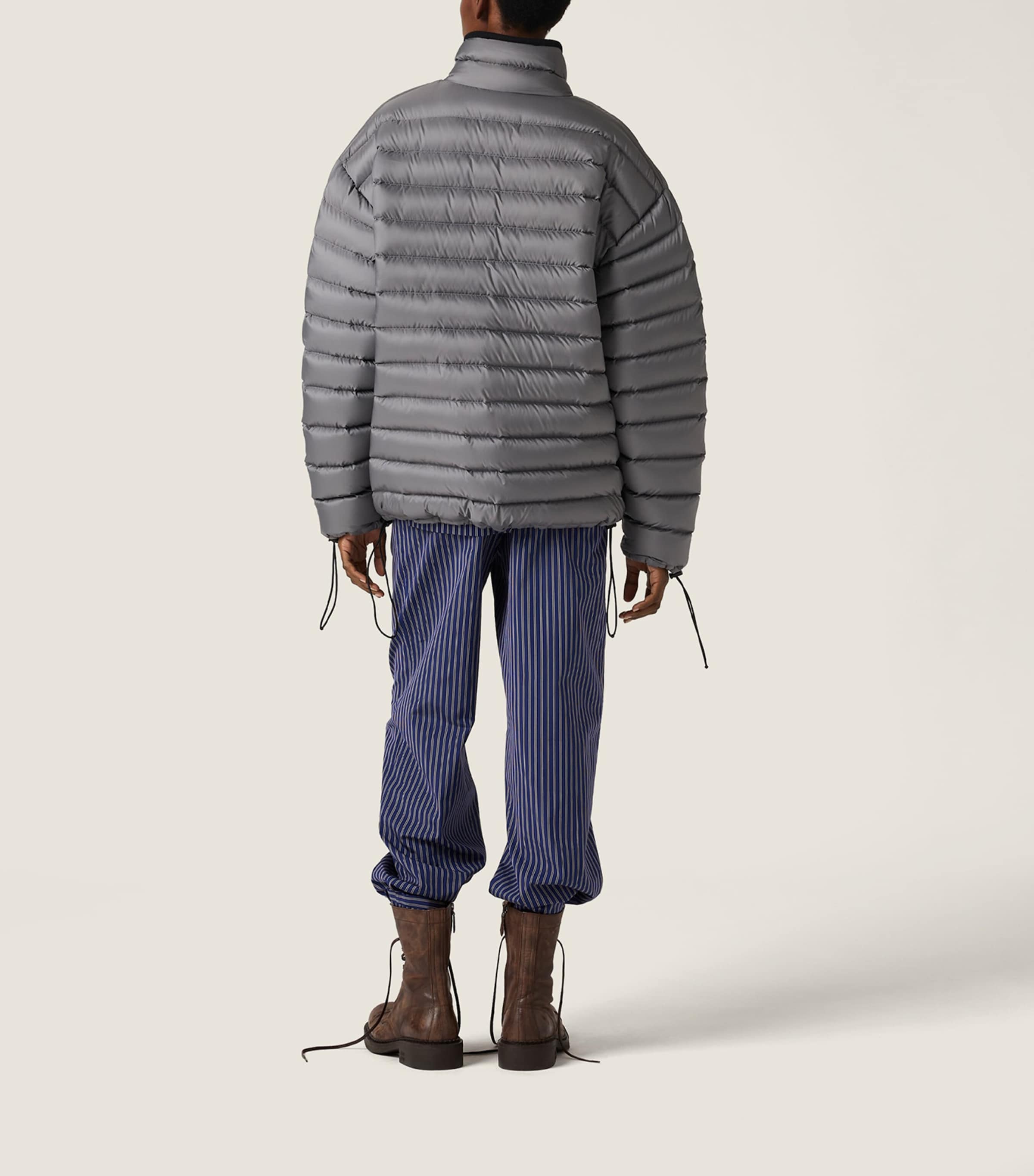 Technical Pongé Goose Down Puffer Jacket F0276 Image 5