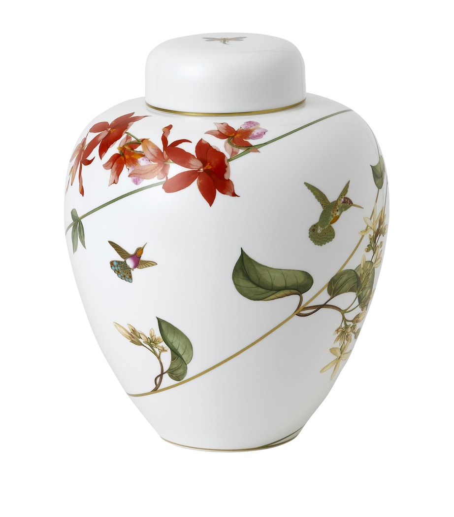 Hummingbird Lidded Vase (25cm) MULTI Image 1